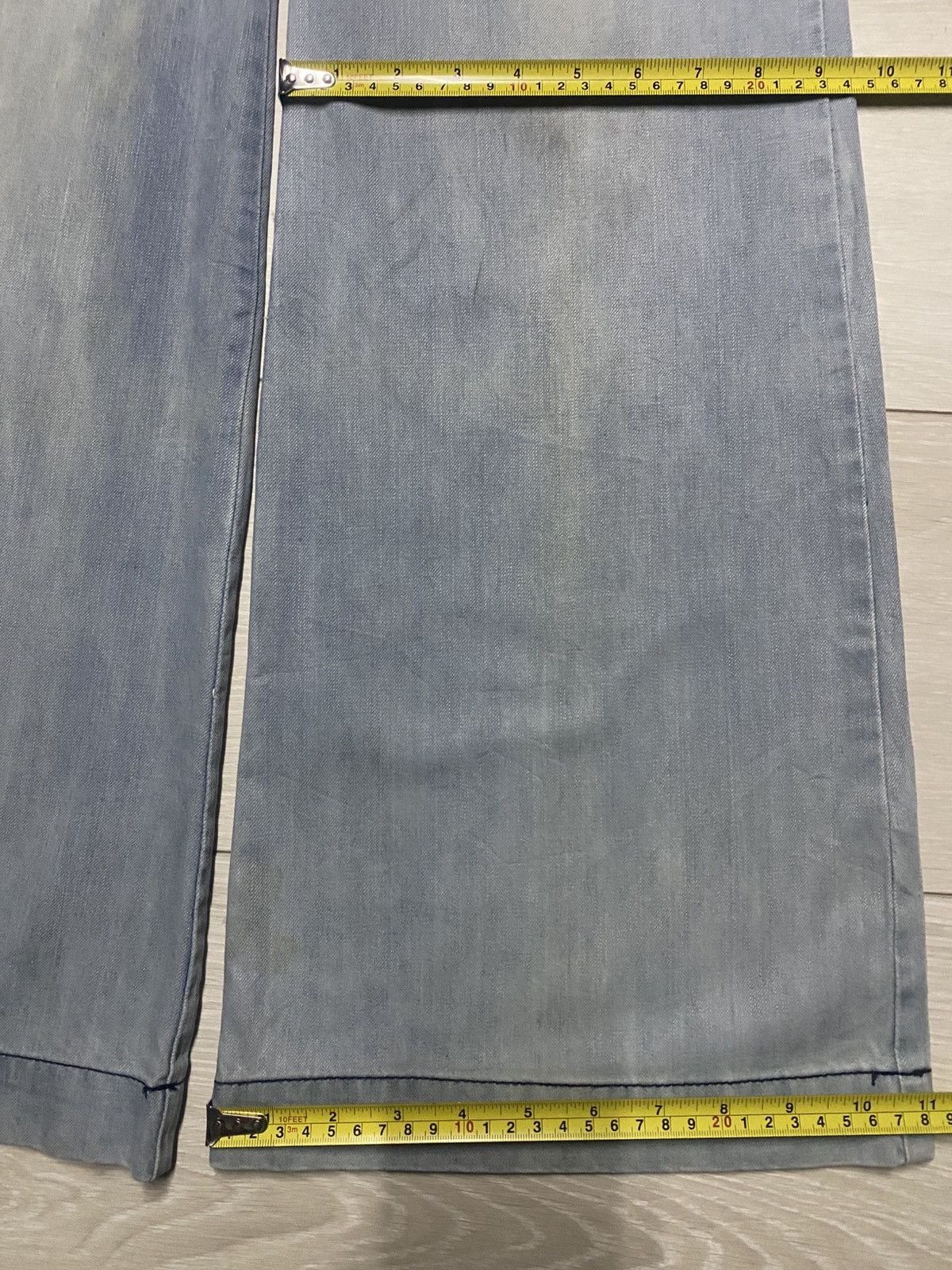 JNCO Vintage Royal Party Light Wash Super Baggy Jeans Size US 28 / EU 44 - 13 Thumbnail