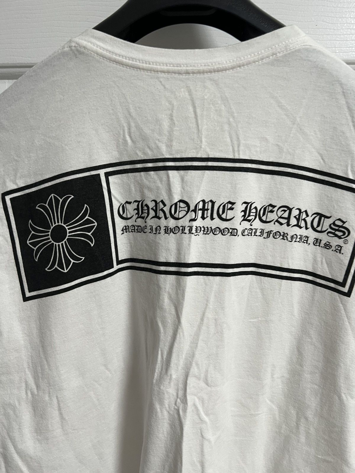 Chrome Hearts RARE! 2010s Chrome Hearts Box Logo Cross Tee Size US L / EU 52-54 / 3 - 3 Thumbnail