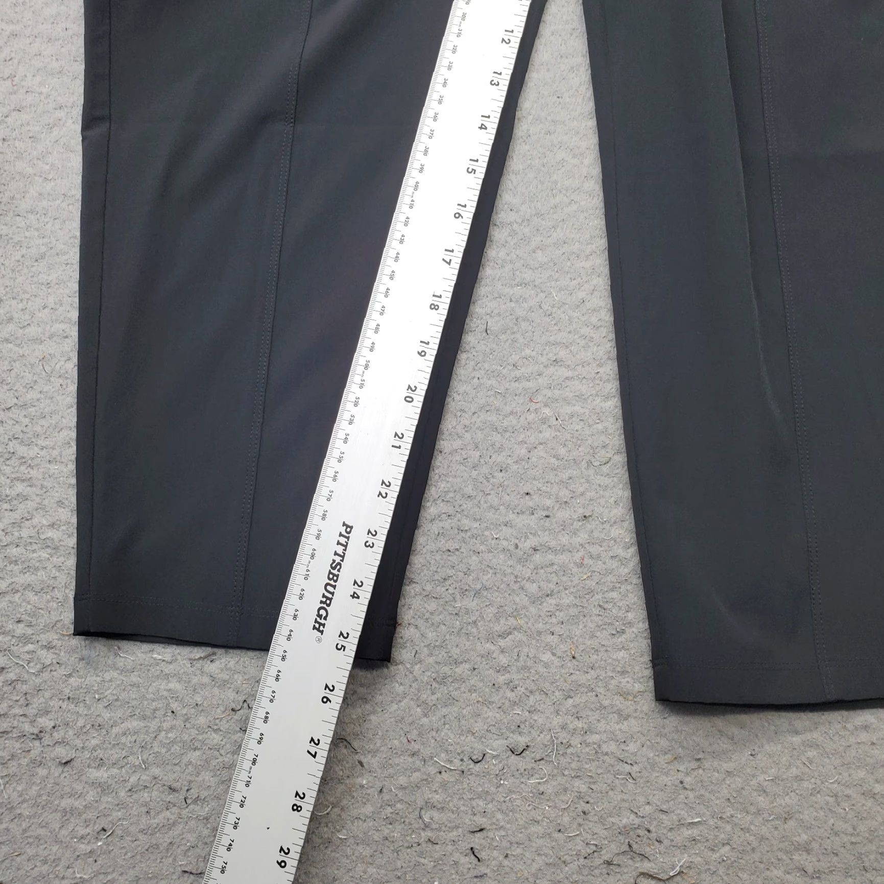 Lou & Grey Lou & Grey Sweatpants Womens Size L Black Stretch Drawstring Waist Straight Leg Size 36" / US 14 / IT 50 - 4 Thumbnail