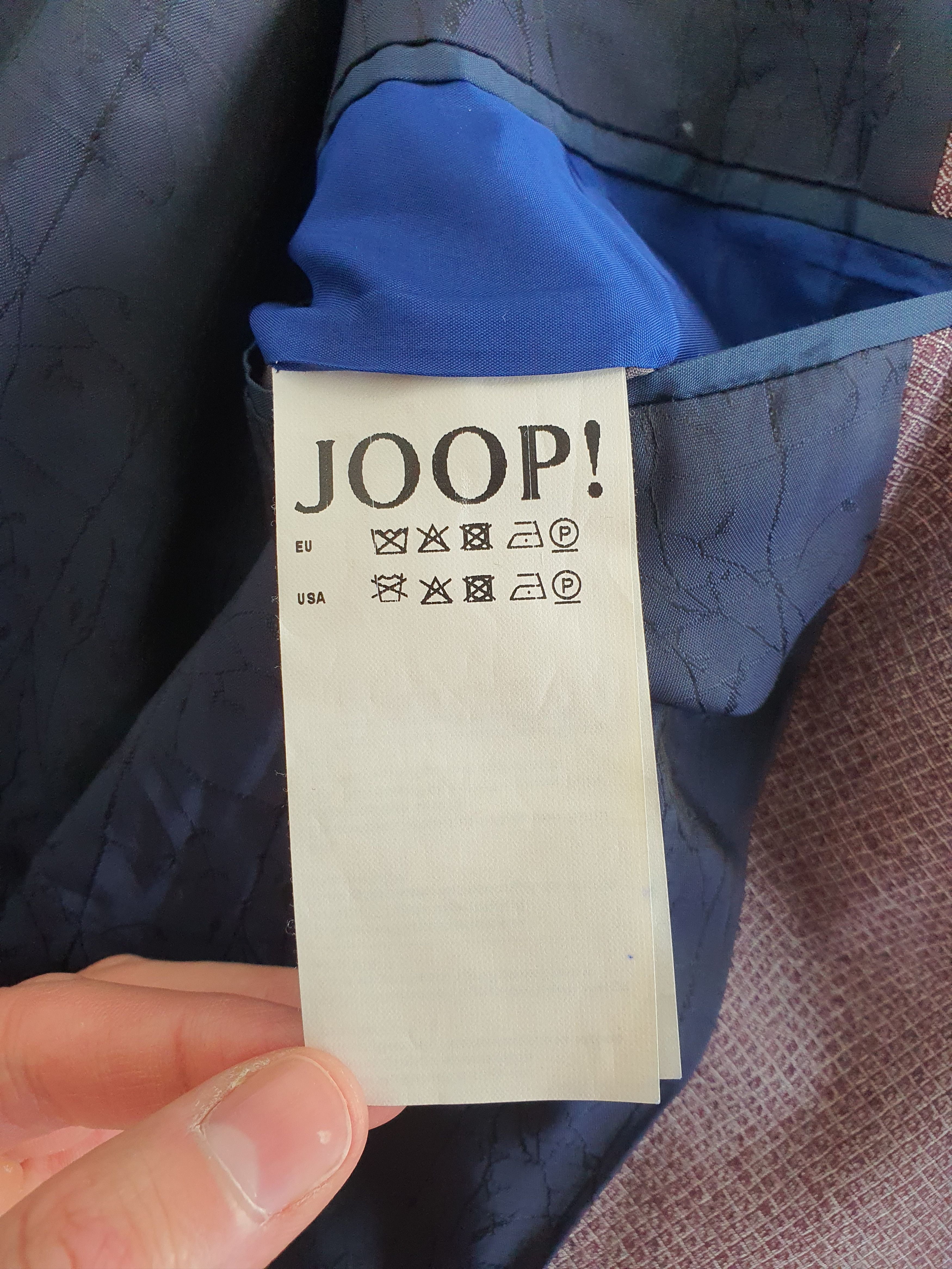 Joop! FARROW Sports Coat Jacket - Slim Fit, Birdseye - EU 50 Size 40R - 7 Thumbnail