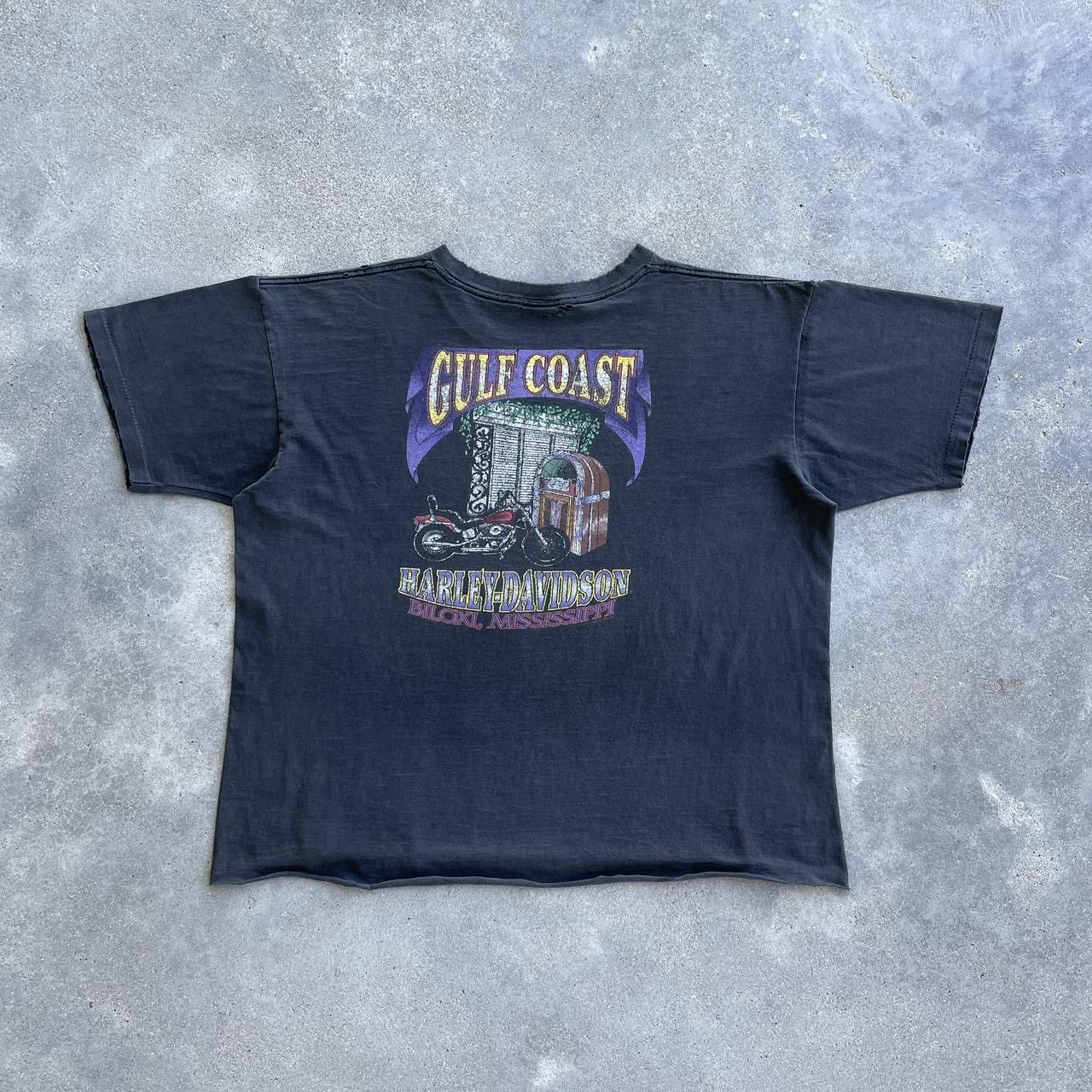 Japanese Brand × Vintage Crazy vintage distressed 90s Harley Davidson grunge tshirt Size US XL / EU 56 / 4 - 5 Thumbnail