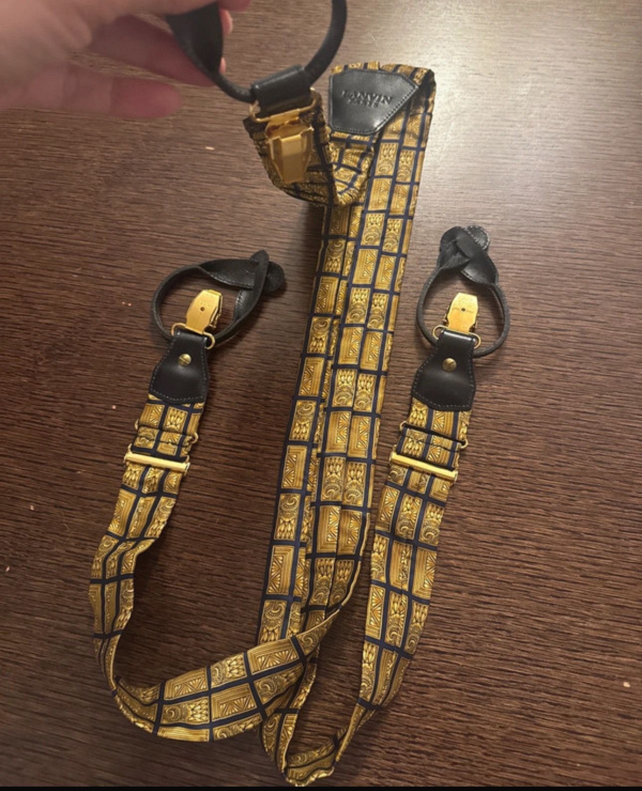 Lanvin Lanvin Suspenders – Rare Collector’s Piece (1990s/2000s) Size ONE SIZE - 6 Thumbnail