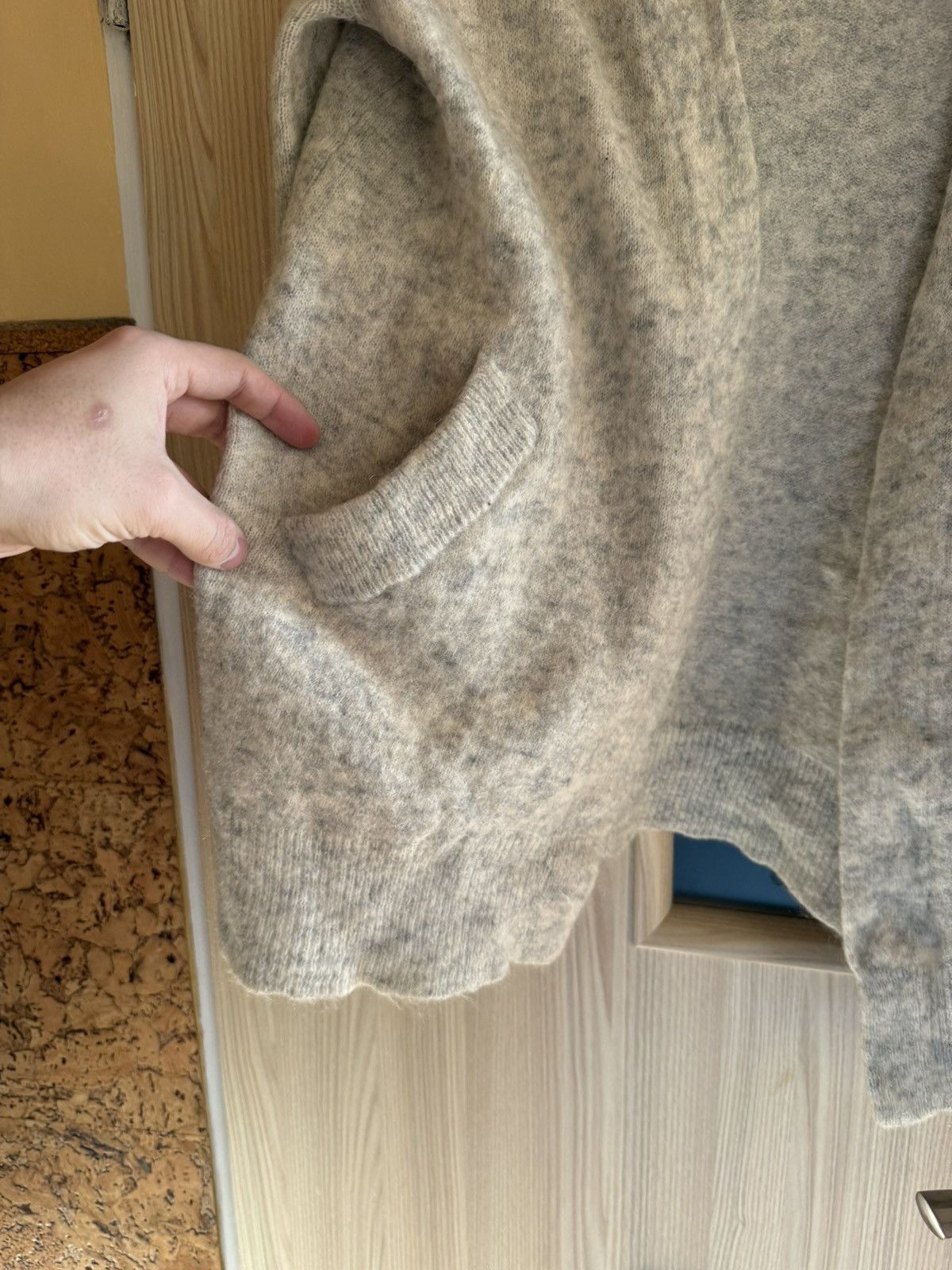 Acne Studios Acne Studios Womens Raya Mohair Open Cardigan Size XS Size XS / US 0-2 / IT 36-38 - 4 Thumbnail