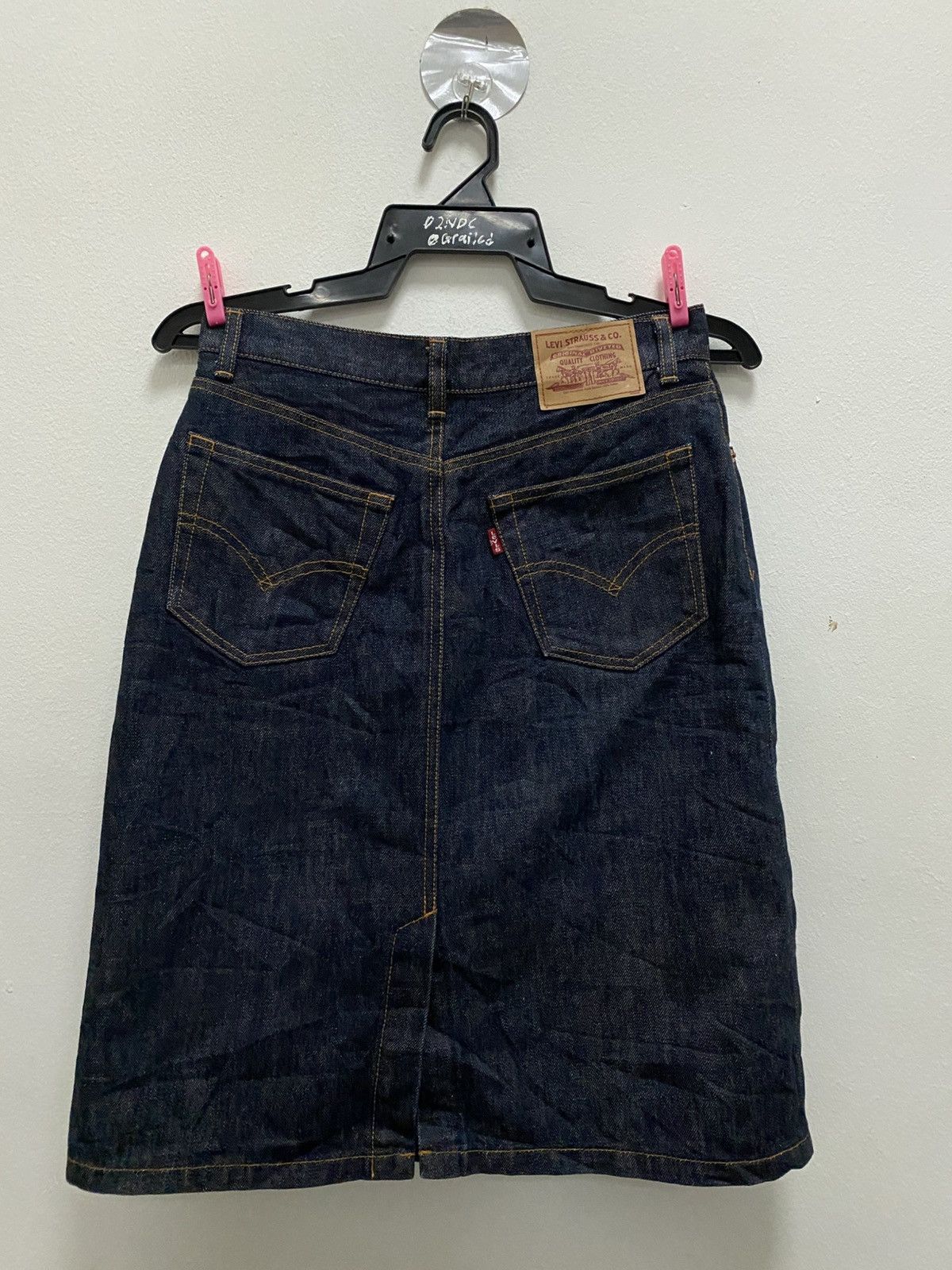 Levi's Levis Bluejeans Skirt Size 28" / US 6 / IT 42 - 1 Thumbnail