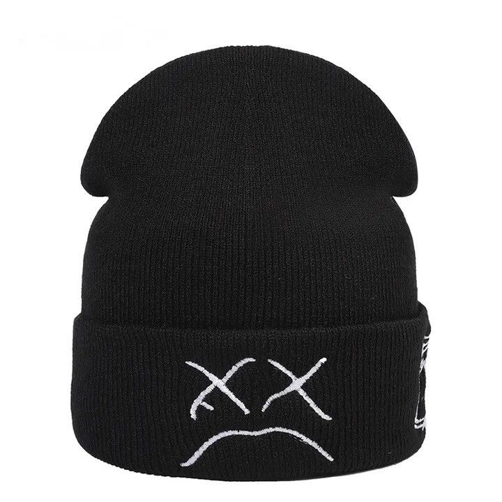 Other Winter Embroidery Beanie Knitted Hat Size ONE SIZE - 1 Thumbnail