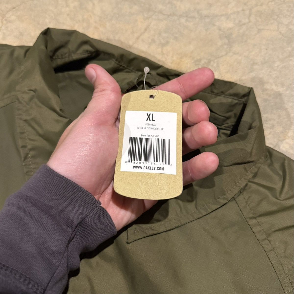 Oakley Brand New 2000s Oakley Software Nylon Zip Windbreaker Jacket Size US XL / EU 56 / 4 - 8 Thumbnail