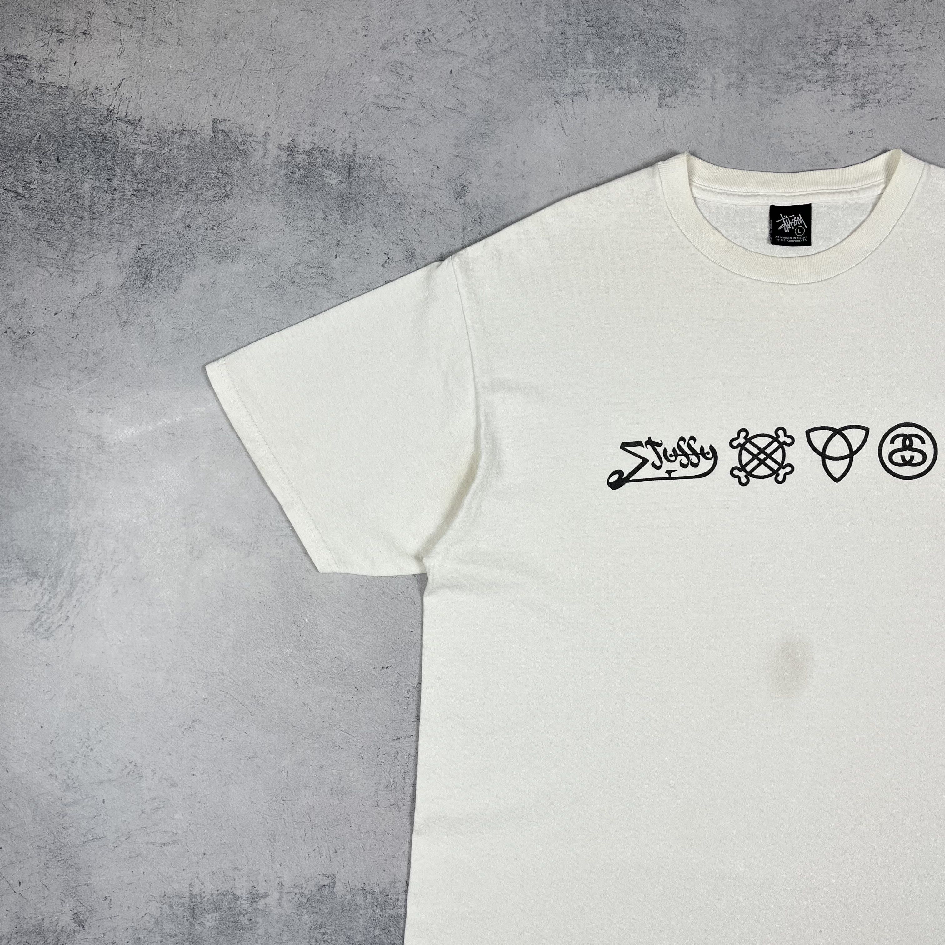 Stussy Vintage Stussy Big Logo Y2K T Shirt 2000’s Size US L / EU 52-54 / 3 - 6 Thumbnail