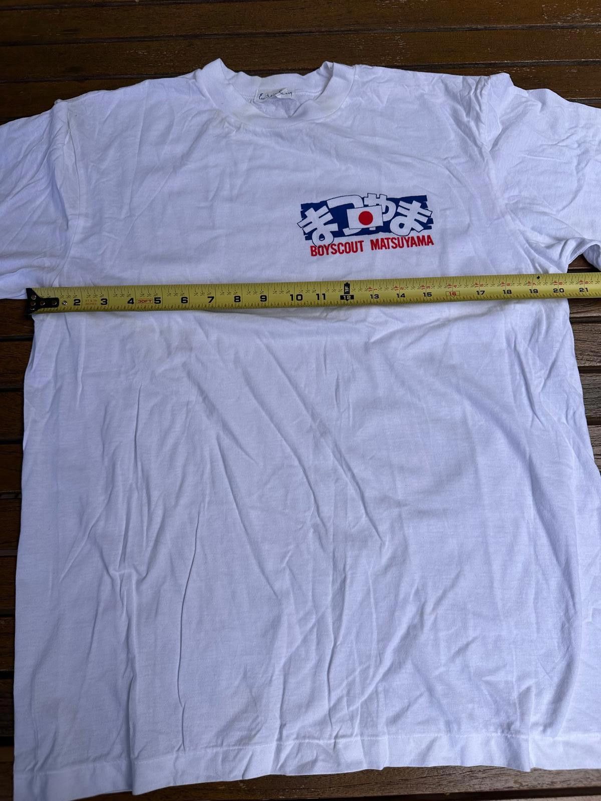 Designer Vintage 80s Single Stitch Boy Scout Matsuyama Japan Tee Size US L / EU 52-54 / 3 - 3 Thumbnail