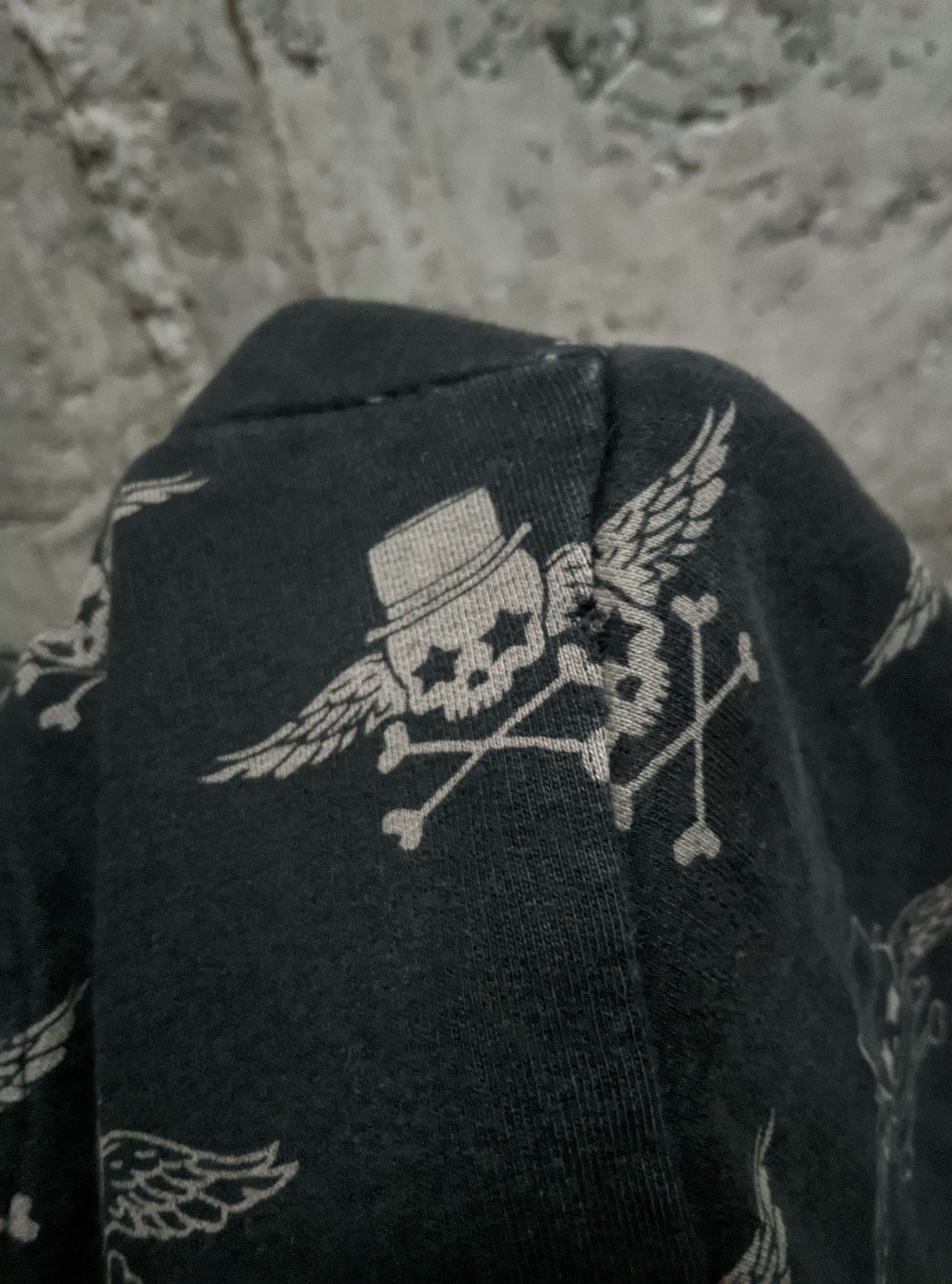 Vintage Abbey dawn scene emo y2k goth skull hoodie Size XS / US 0-2 / IT 36-38 - 4 Thumbnail