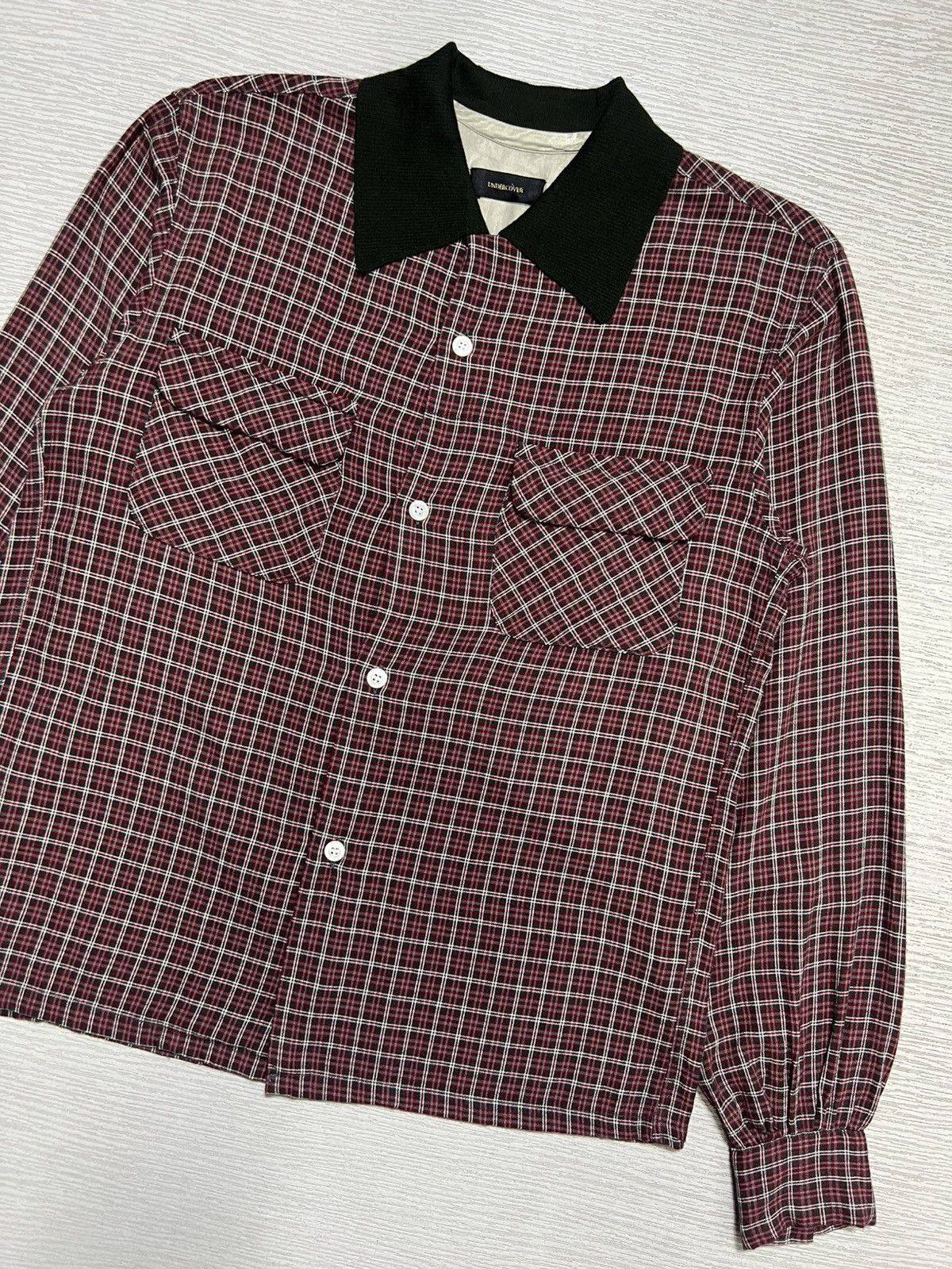 Undercover Undercover - Plaid Check Flannel L/S Shirt Size S / US 4 / IT 40 - 4 Thumbnail