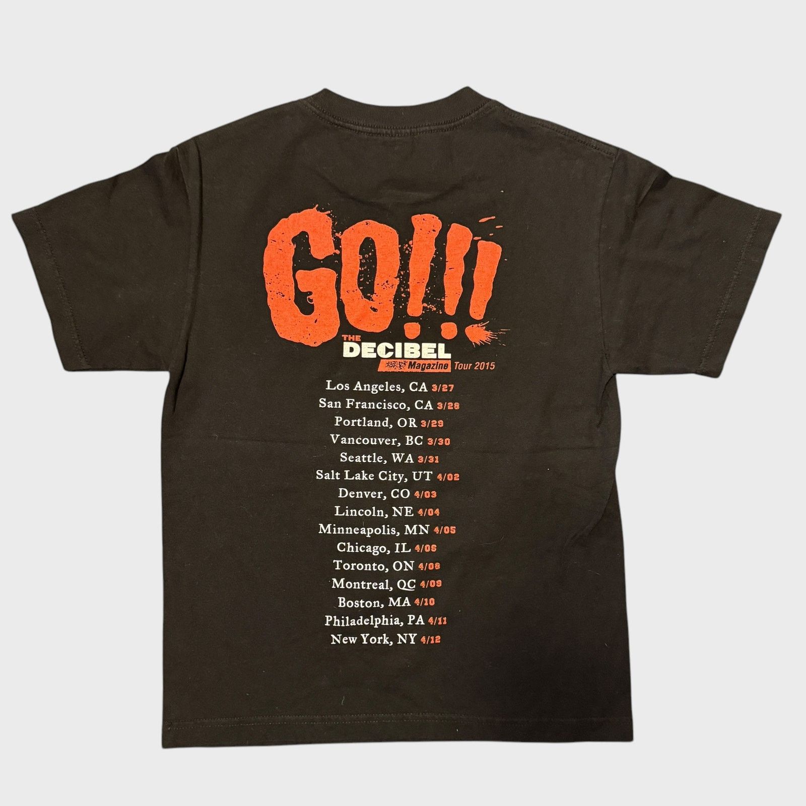 Band Tees Decibel 2015 Tour T-Shirt Size S Size US S / EU 44-46 / 1 - 3 Thumbnail