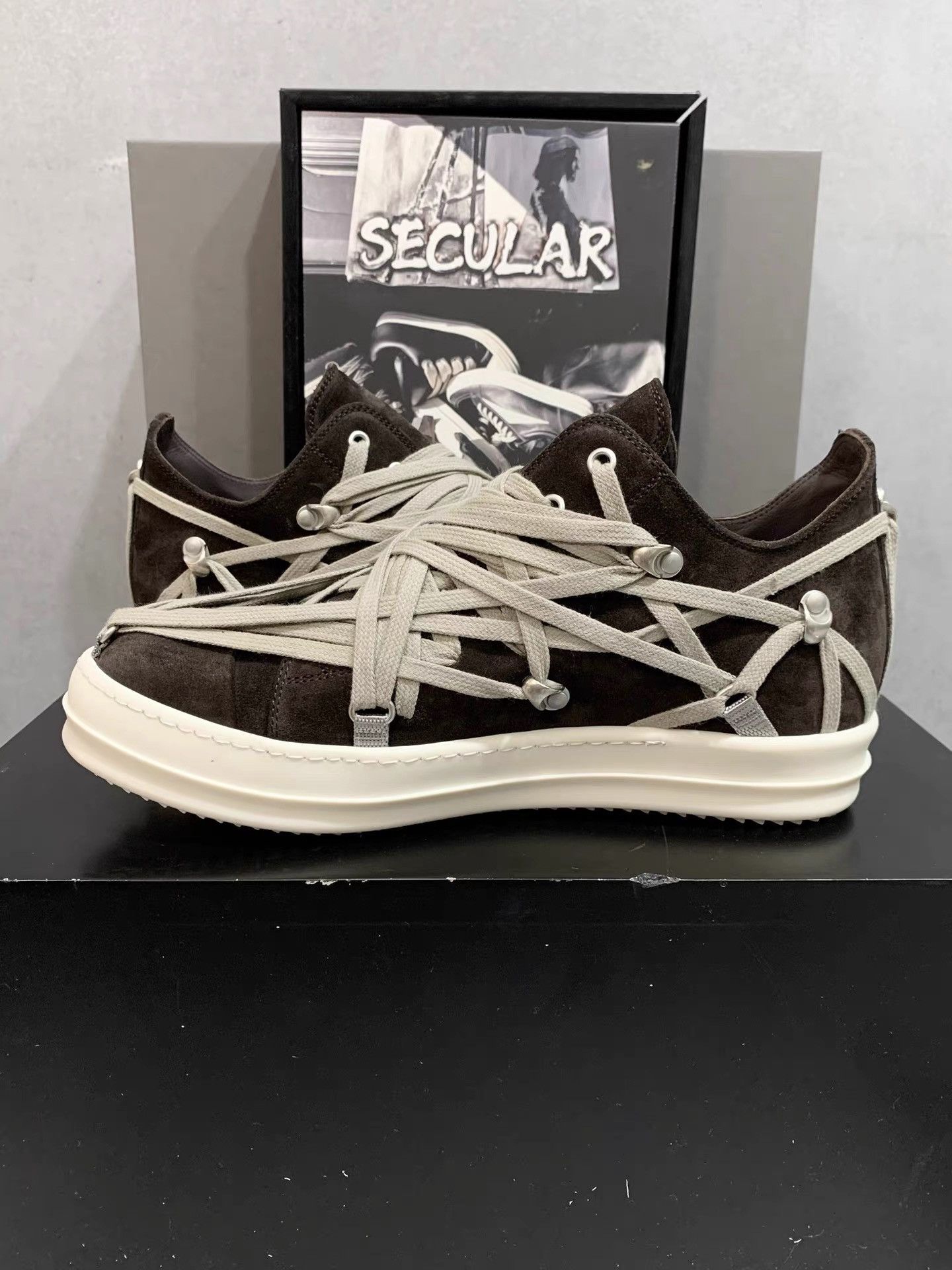 Rick Owens Rick Owens 25SS Crazy Strap Low-Top Sneakers K34 Size US 8 / EU 41 - 5 Thumbnail