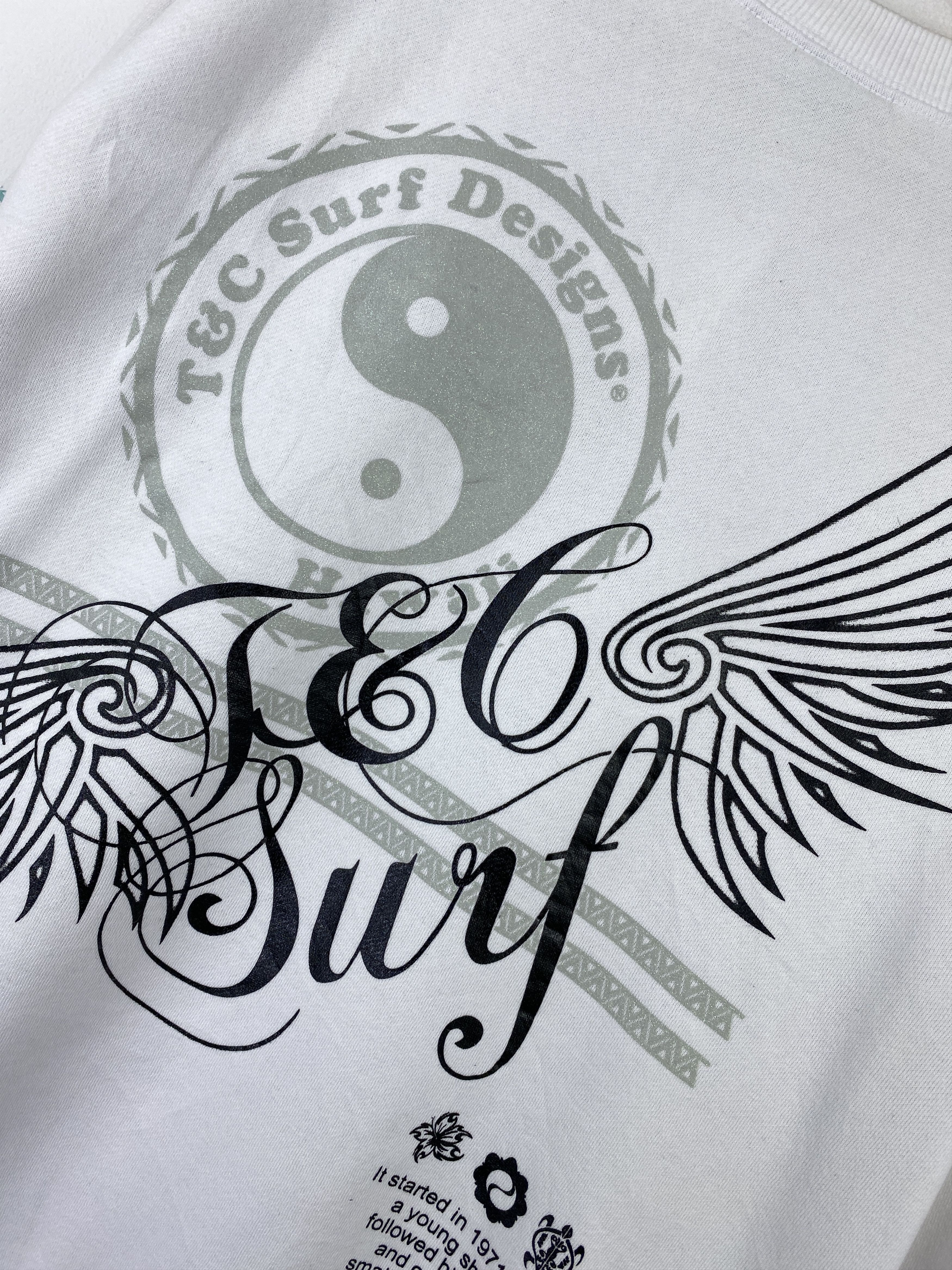 Japanese Brand Vintage T&C Surf Hawaii Yin Yang Crewneck BP0056 Size US XL / EU 56 / 4 - 12 Thumbnail