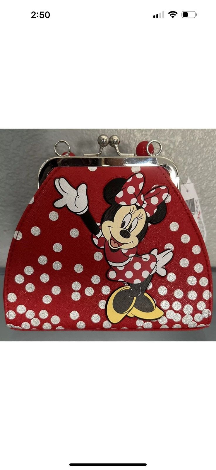 Disney Disney Parks Minnie Mouse Red Polka Dot Clutch Purse Size ONE SIZE - 1 Thumbnail