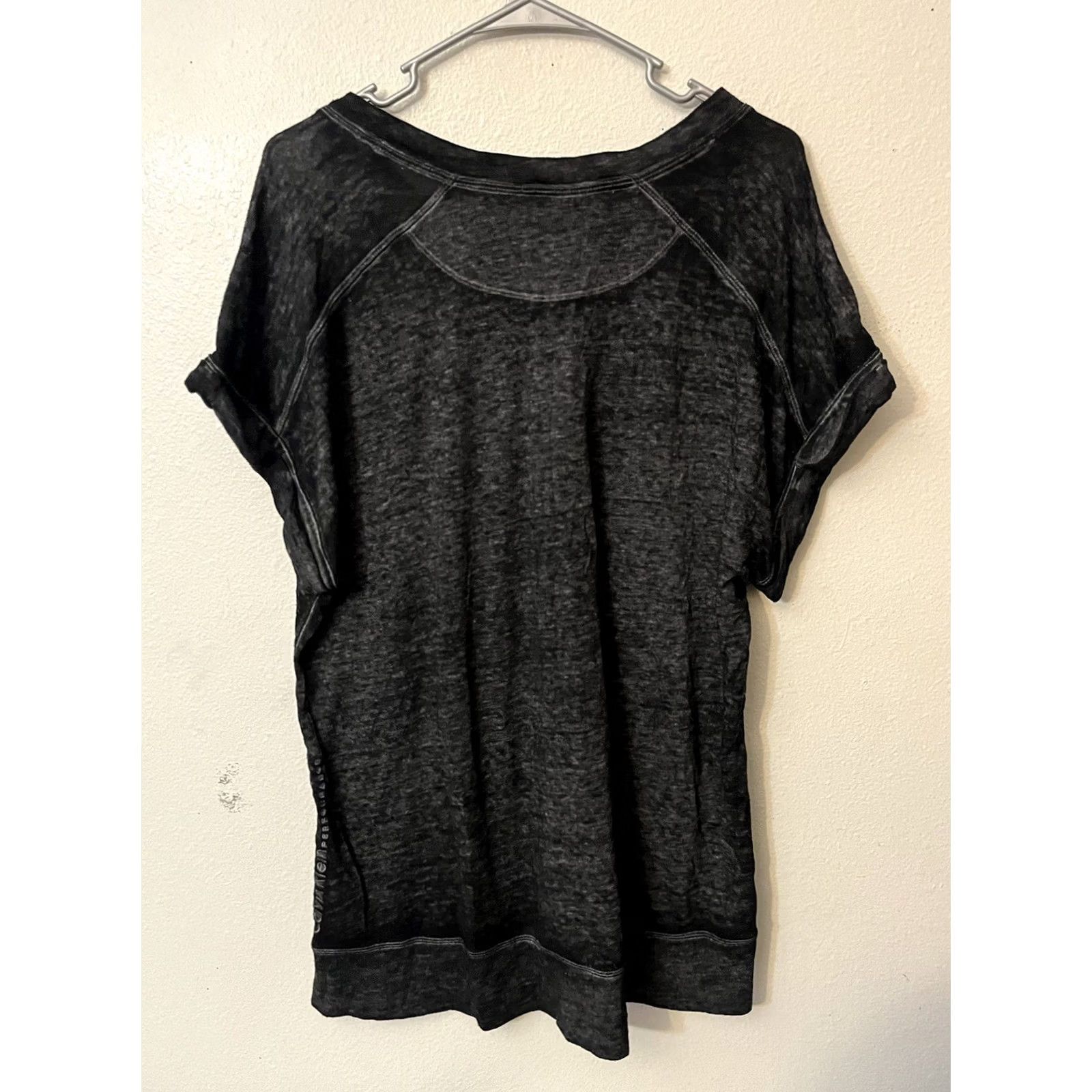 Calvin Klein CALVIN KLEIN Performance Black French Terry Tee Size 1X Womens Tee 1X Black Calvin Klein Shirt Adult Womens Size XL / US 12-14 / IT 48-50 - 2 Thumbnail