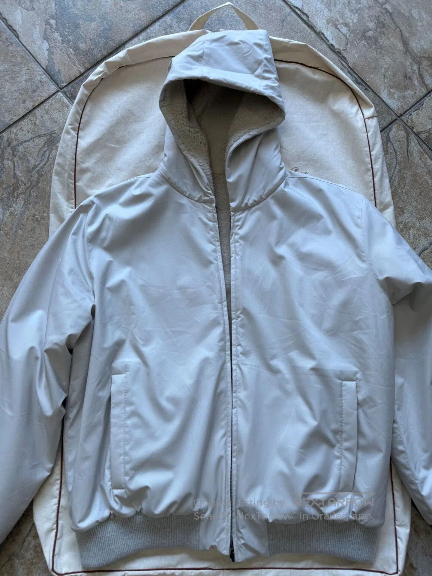 Loro Piana Hooded Zip-Up Bomber Jacket. Size US XXL / EU 58 / 5 - 2 Thumbnail