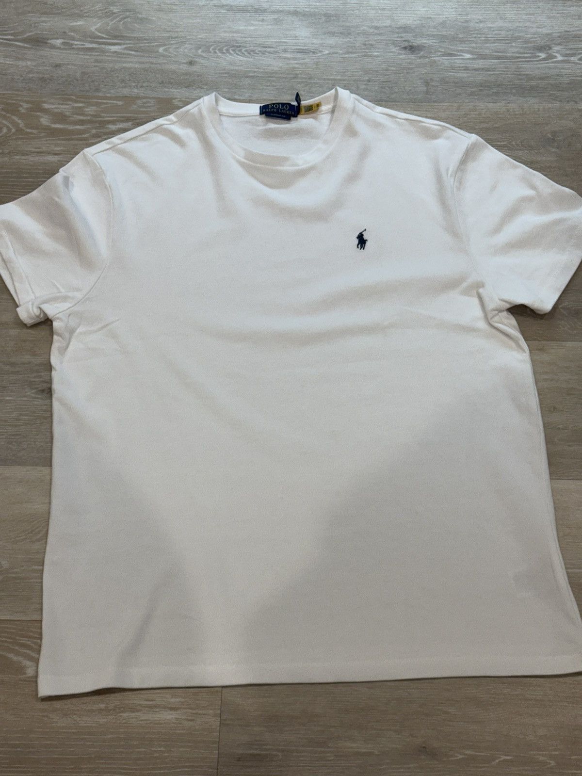 Polo Ralph Lauren Polo Ralph Lauren White Heavyweight Classic Fit Tee Size US L / EU 52-54 / 3 - 1 Thumbnail