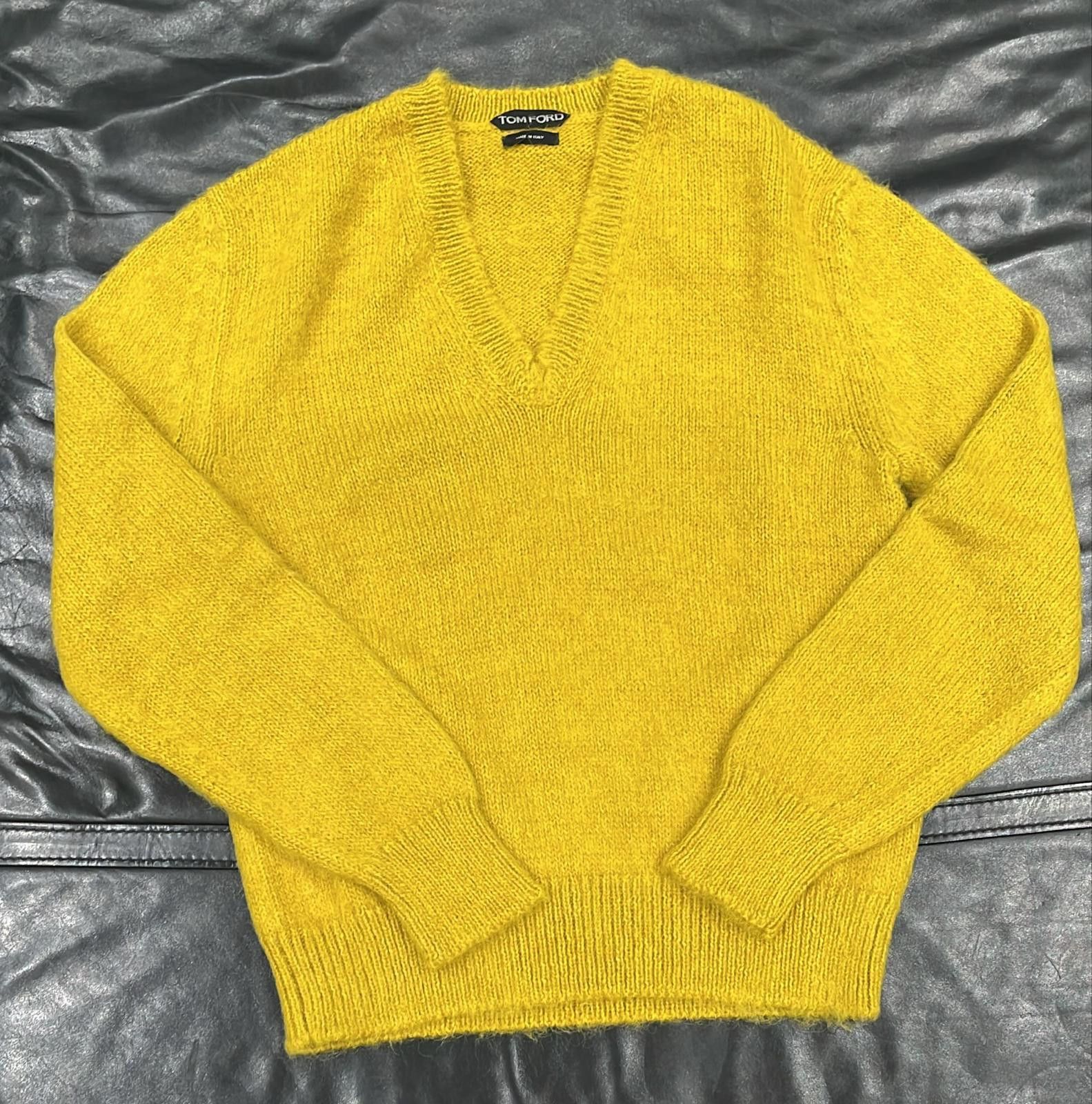 Tom Ford o1loc1c0825 TFK100 Sweater in Yellow Size US M / EU 48-50 / 2 - 1 Preview