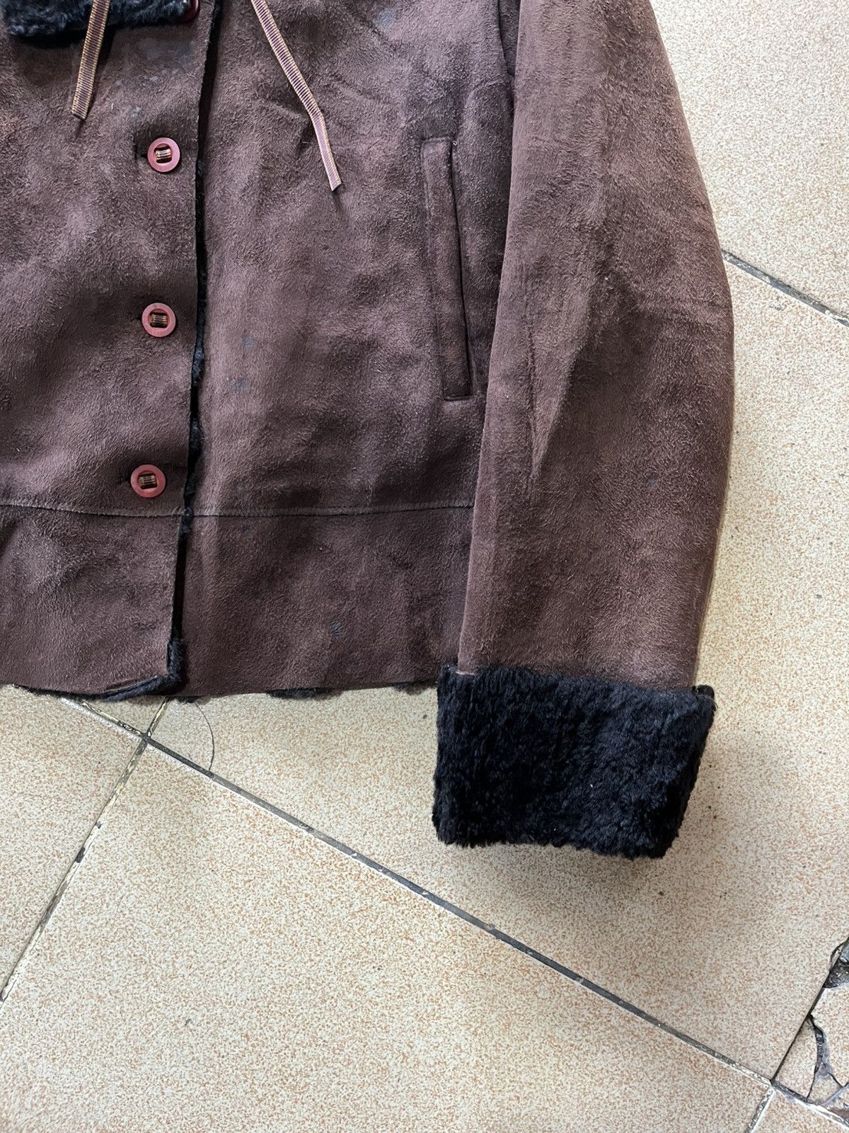 Bape Bapy bape shearling leather jacket Size M / US 6-8 / IT 42-44 - 5 Thumbnail