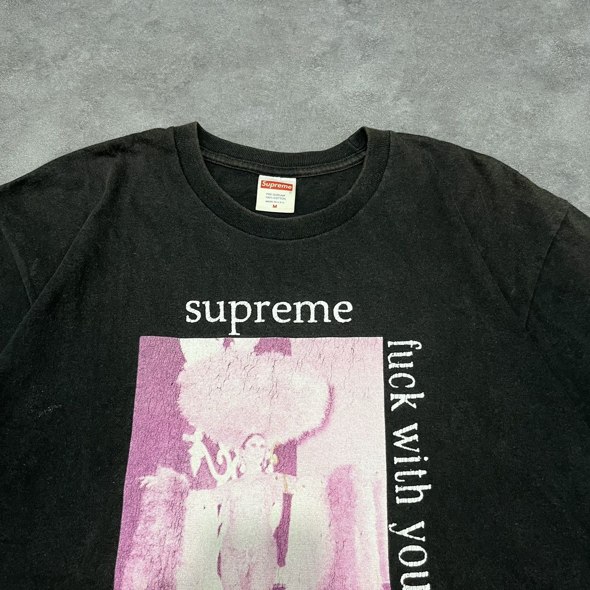 Supreme Supreme Tee Fuck Your Head FW17T16 Size US M / EU 48-50 / 2 - 2 Thumbnail