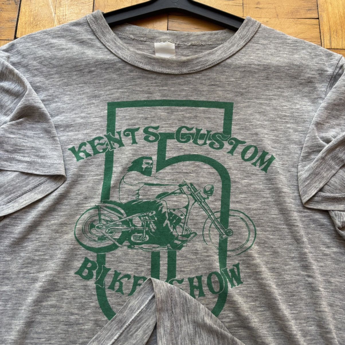 West Coast Choppers Vintage Late 70s Kent’s Custom Bike Show Motorcycle T Shirt Size US M / EU 48-50 / 2 - 1 Thumbnail