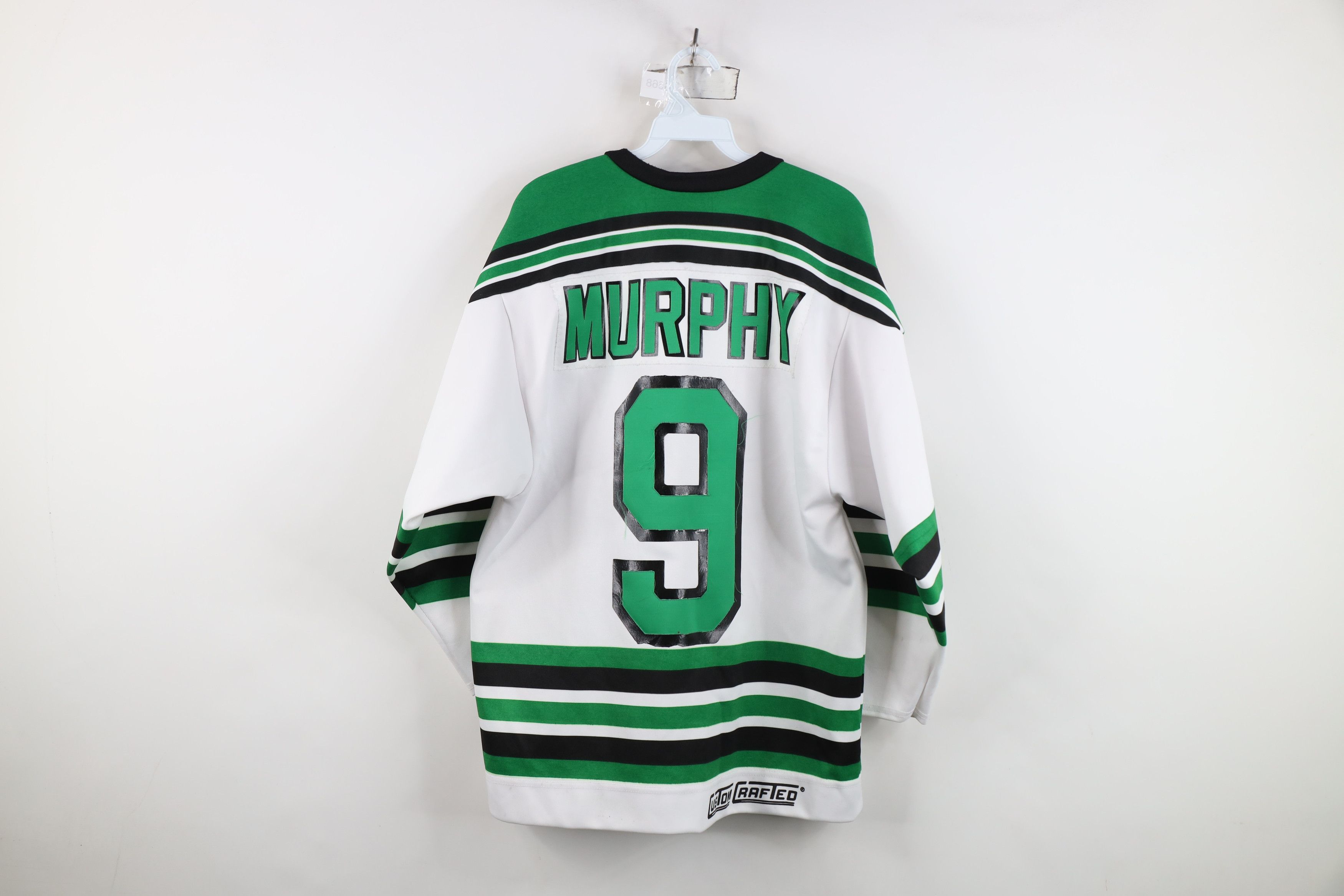 Vintage Vintage Spell Out Striped Kings Hockey Jersey White Green Size US L / EU 52-54 / 3 - 13 Thumbnail