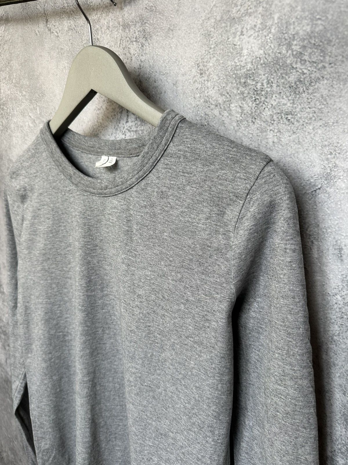 Arket × Designer ARKET Long Sleeve T-Shirt Crew Neck Gray Pullover Size S / US 4 / IT 40 - 6 Thumbnail