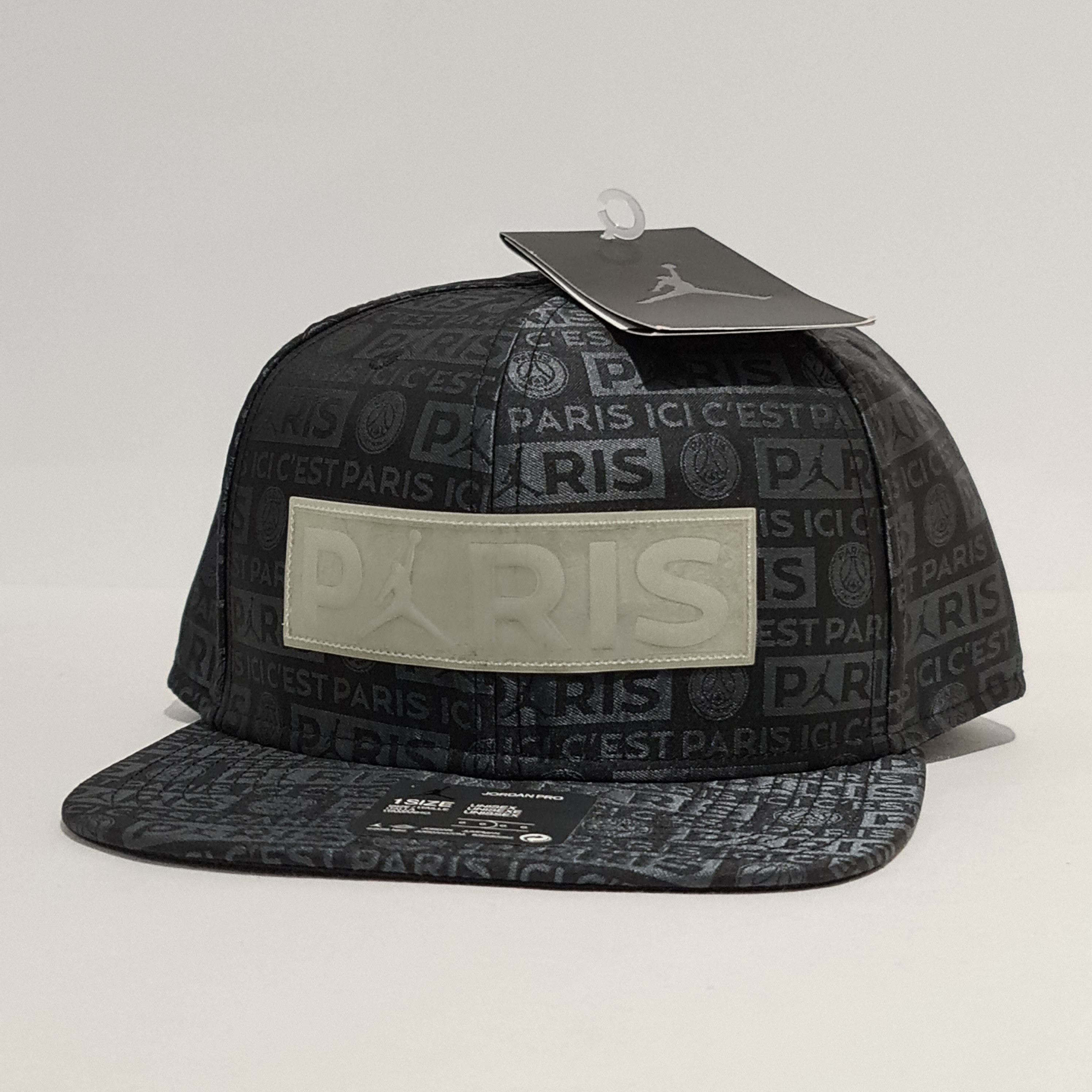Jordan Brand Jordan x Paris Saint-Germain Pro Cap Snapback Black Size ONE SIZE - 1 Thumbnail