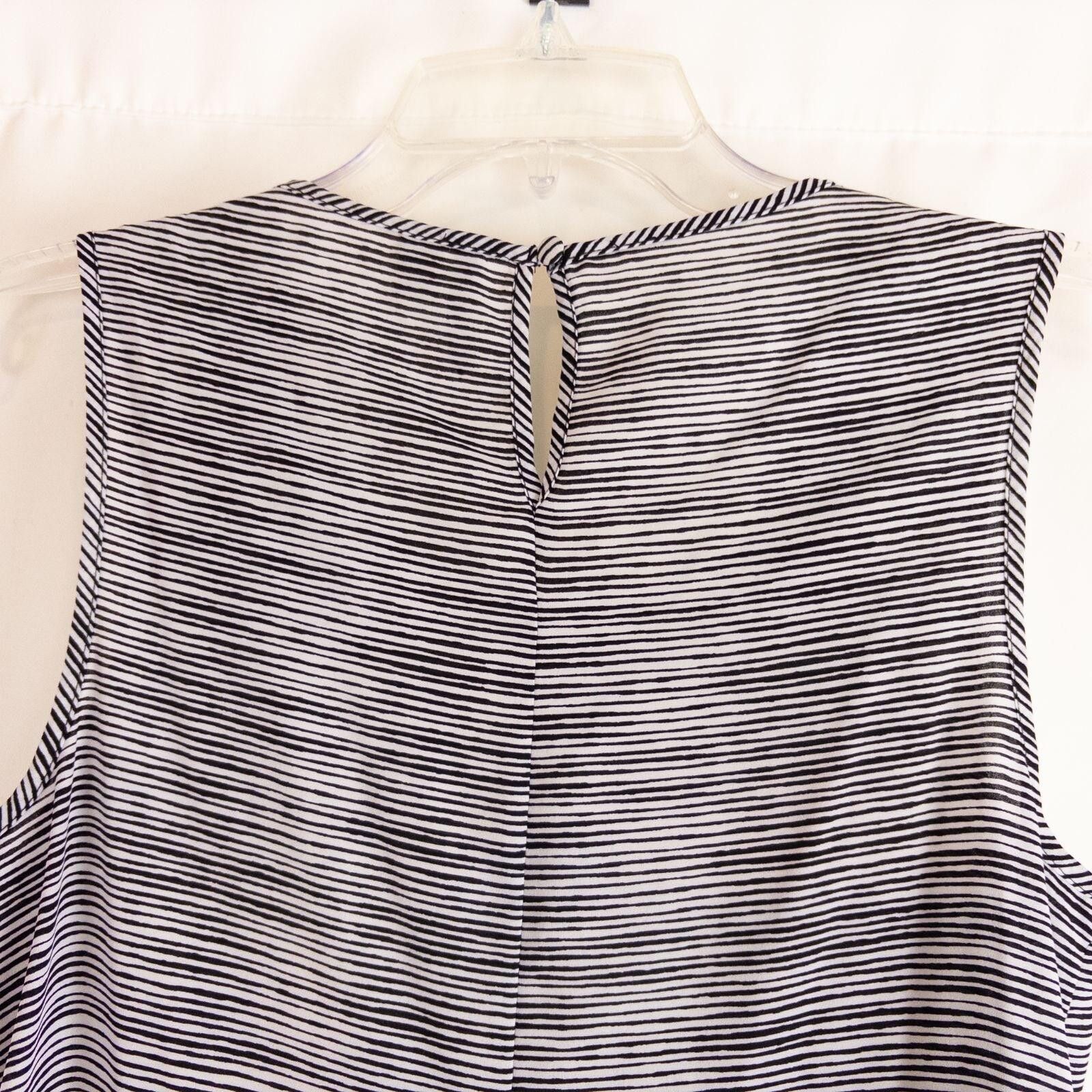 Ellesse Elle Black & White Striped Tank Womens Small Size S / US 4 / IT 40 - 7 Thumbnail