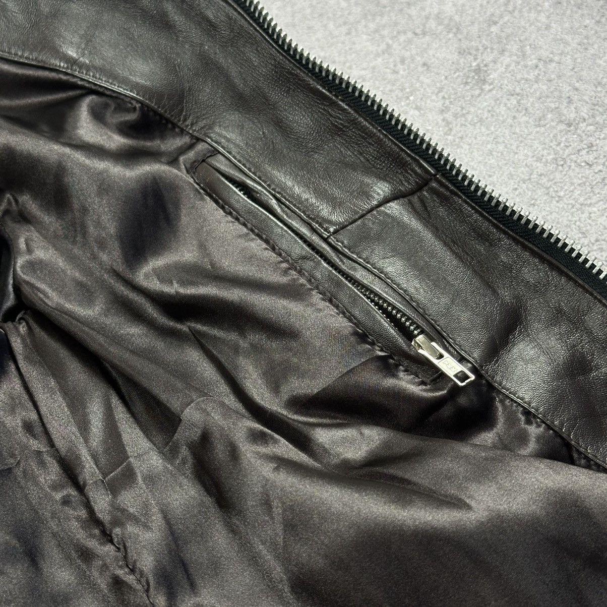 Japanese Brand HORN WORKS Y2K Quilted Padded Leather Brown Size Medium Size US M / EU 48-50 / 2 - 9 Thumbnail