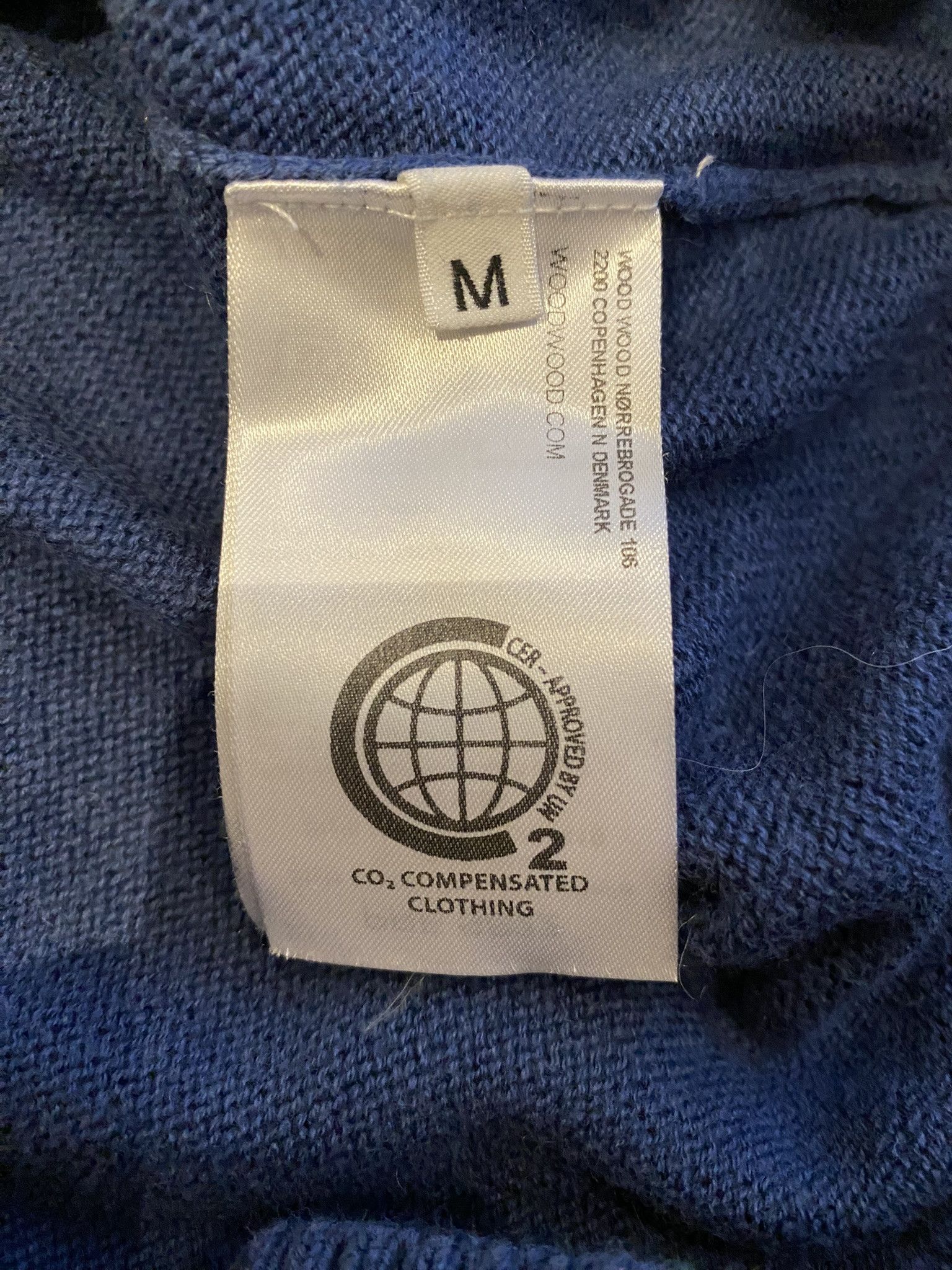 Wood Wood 48/M - Wool/Cotton - Cooper Pointelle Stripe LS Polo Size US M / EU 48-50 / 2 - 9 Thumbnail