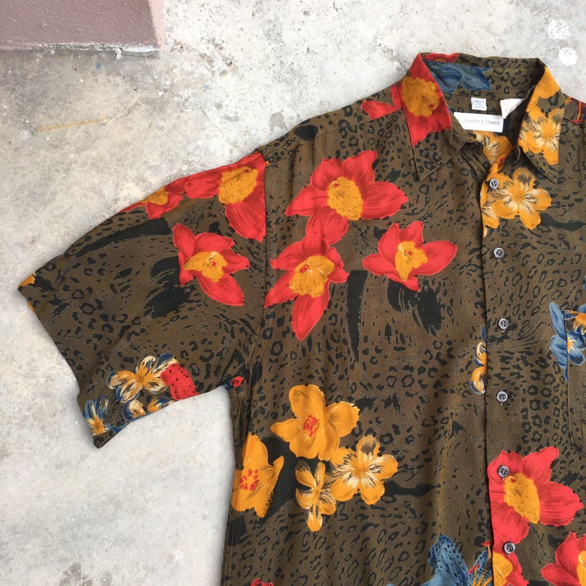 Other Vintage ALEXANDER POWER Made In Italy Rayon Hawaiian Shirt Size US M / EU 48-50 / 2 - 4 Thumbnail