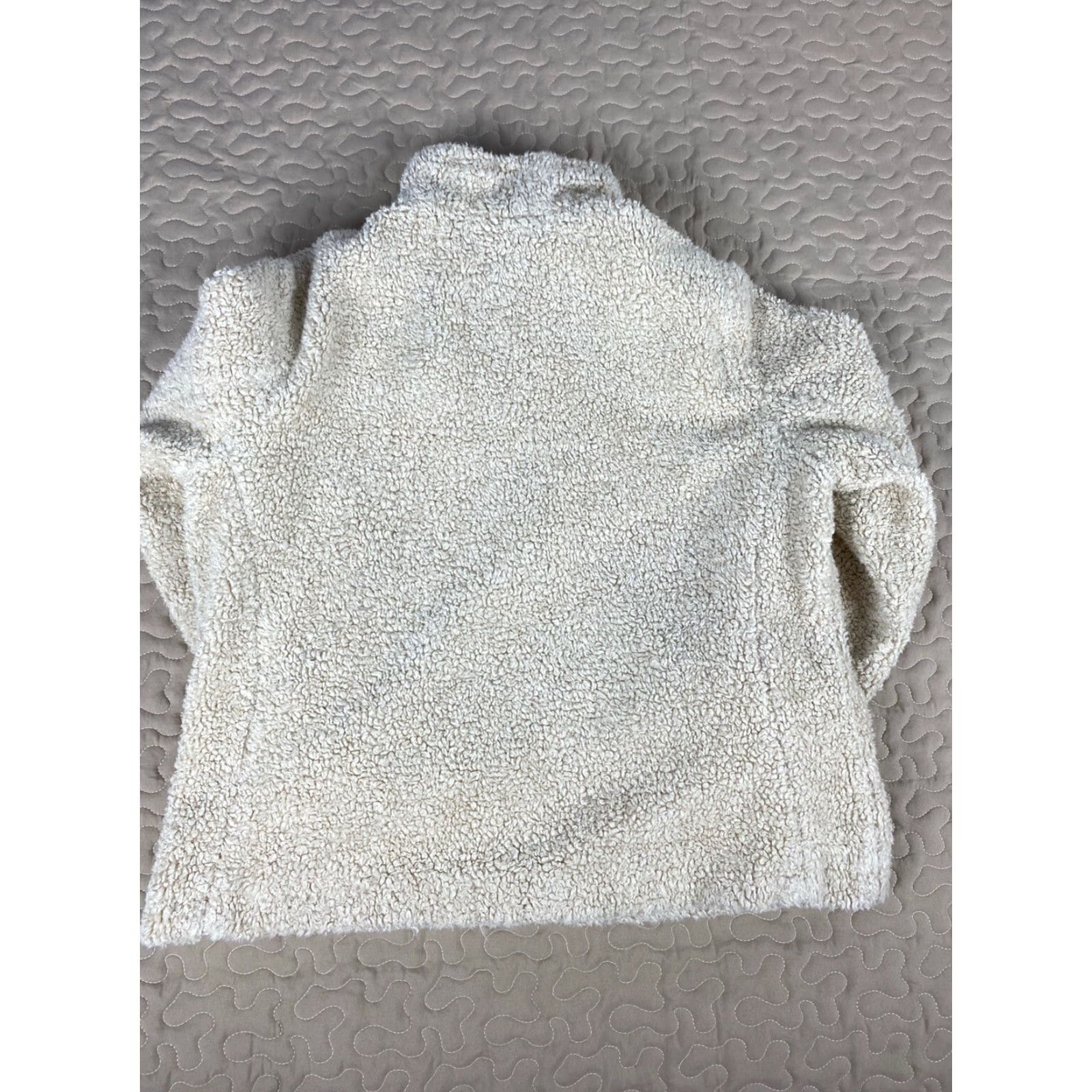 Pendleton VINTAGE Pendleton Fleece Jacket Womens XL Sherpa Deep Pile Oatmeal Beige Warm Size XL / US 12-14 / IT 48-50 - 4 Thumbnail