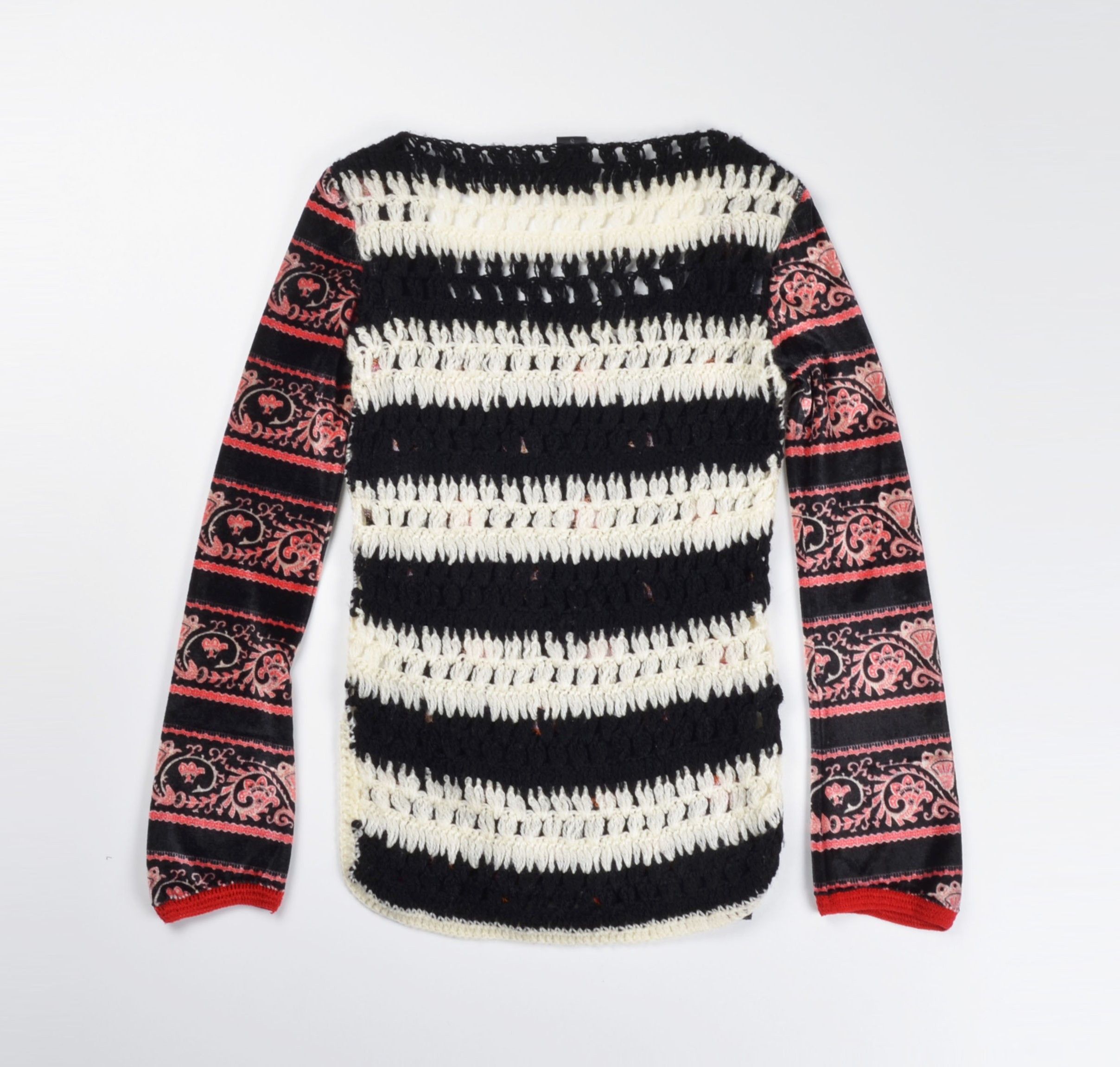 Custo Barcelona Vintage Custo Barcelona Rare Y2K Crochet Knit Top Size S / US 4 / IT 40 - 5 Thumbnail