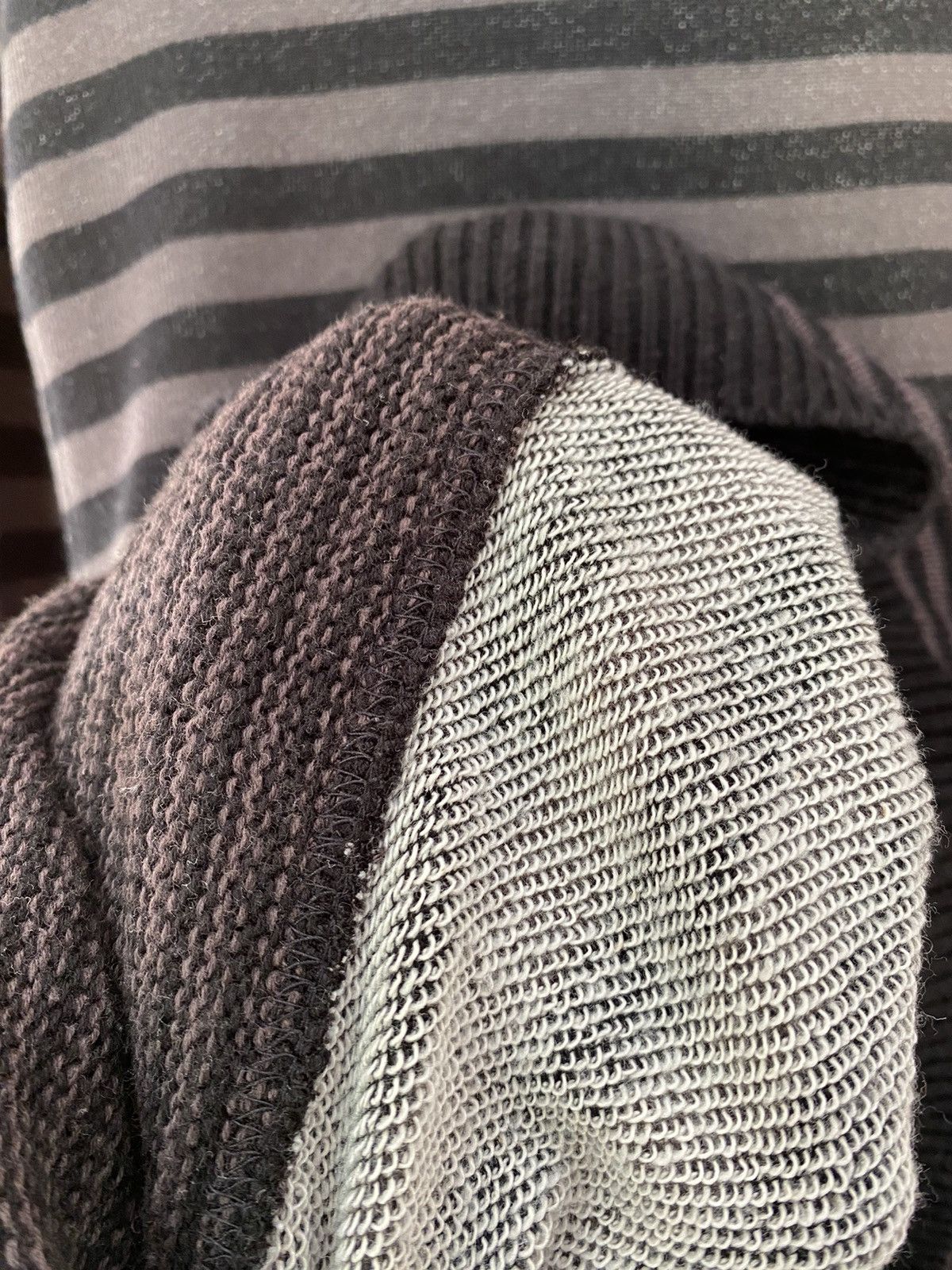 Ne-Net Vtg hybrid loopwheeler and knit stripe Size US M / EU 48-50 / 2 - 10 Thumbnail