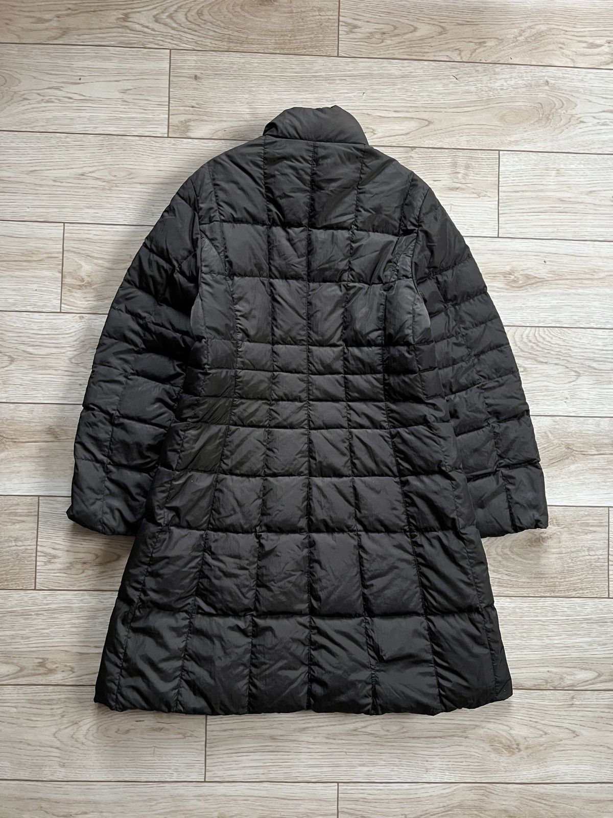 Designer × Moncler × Vintage Moncler vintage brown label brown long down jacket parka Size L / US 10 / IT 46 - 2 Thumbnail