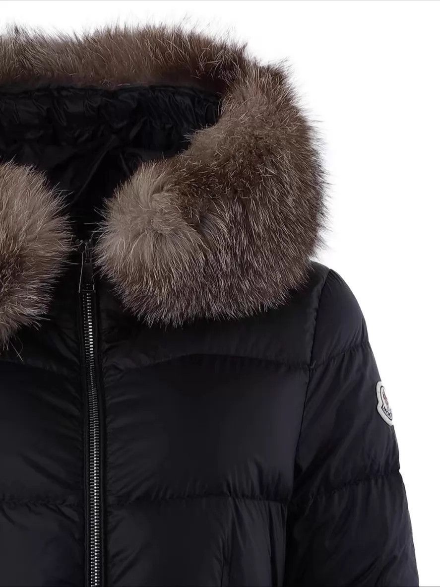 Moncler Moncler Boedic Long Down Coat Black Size 2 No Belt Size XS / US 0-2 / IT 36-38 - 4 Thumbnail