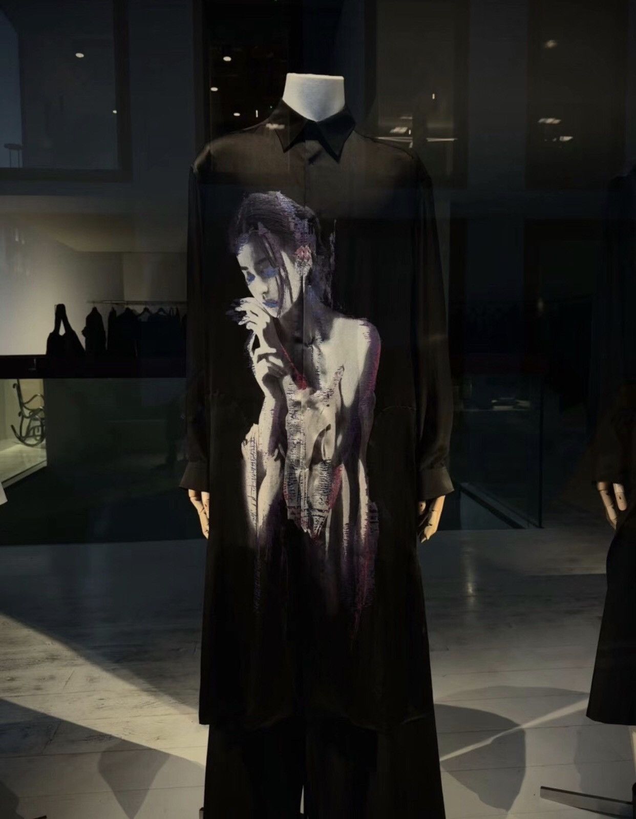 Yohji Yamamoto Yohjiyamamoto Yamamoto Yohji Fan Bingbing silk shirt 2412- Size M / US 6-8 / IT 42-44 - 3 Thumbnail