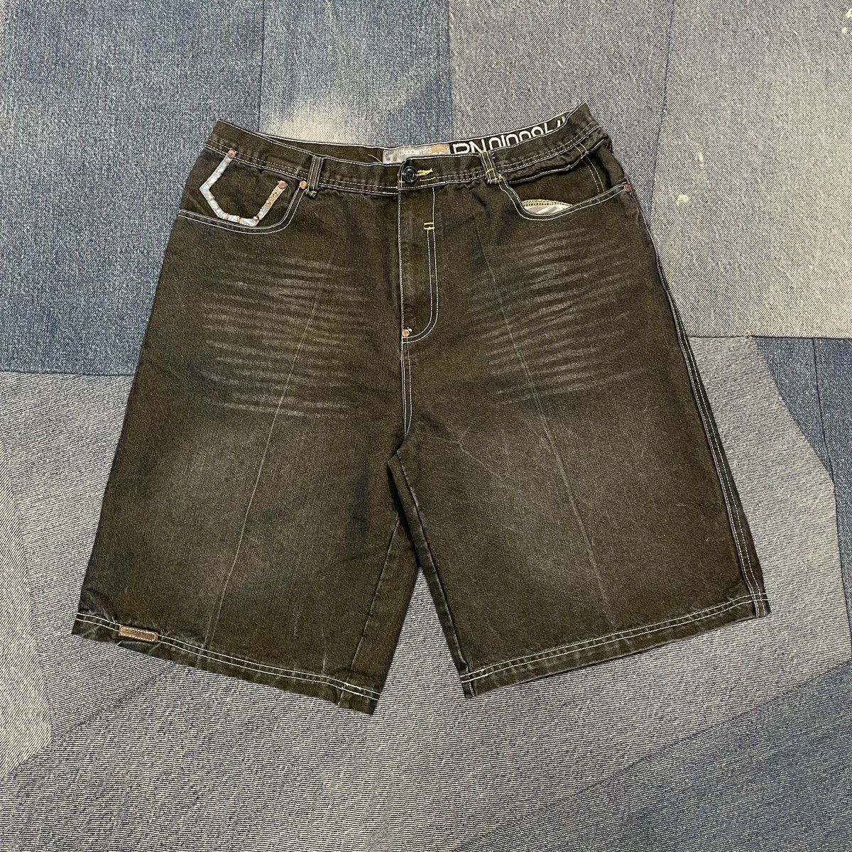 Akademiks × Vintage CRAZY Baggy Y2K Akademiks Shorts Size US 34 / EU 50 - 1 Thumbnail