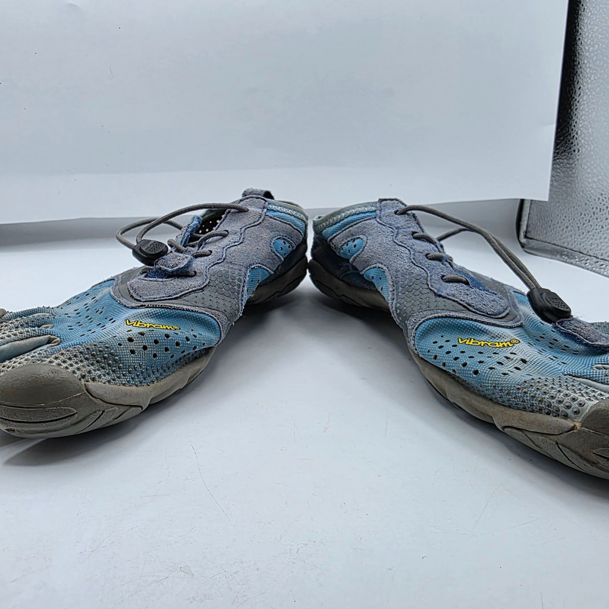 Vibram Vibram FiveFingers V-Run Womens Size 9 Blue Gray Minimalist Size US 9 / IT 39 - 3 Thumbnail