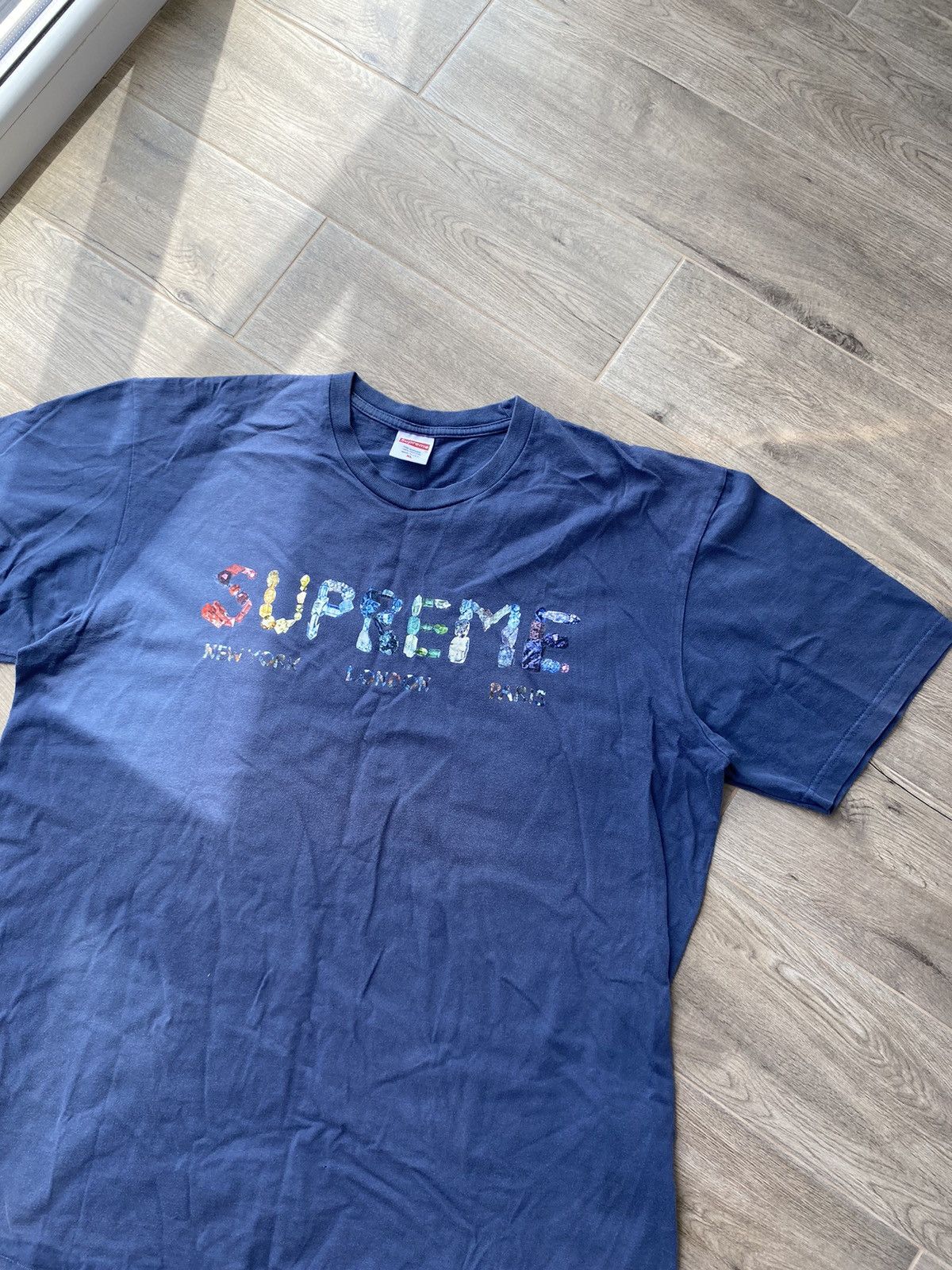Supreme Supreme Big Logo T Shirt Size US XL / EU 56 / 4 - 2 Thumbnail