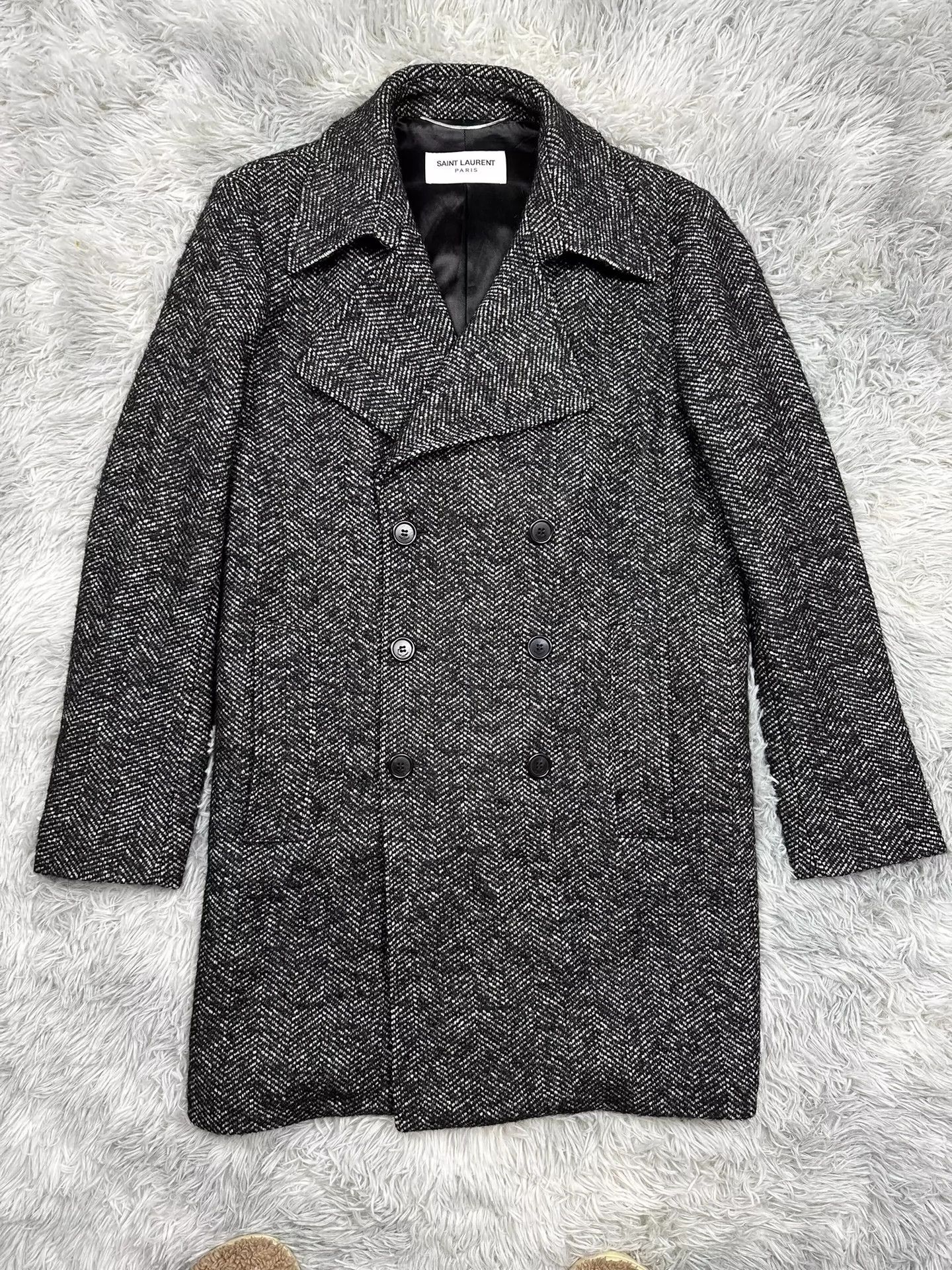 Saint Laurent Paris Saint Laurent Paris Caban coat Size US L / EU 52-54 / 3 - 1 Thumbnail