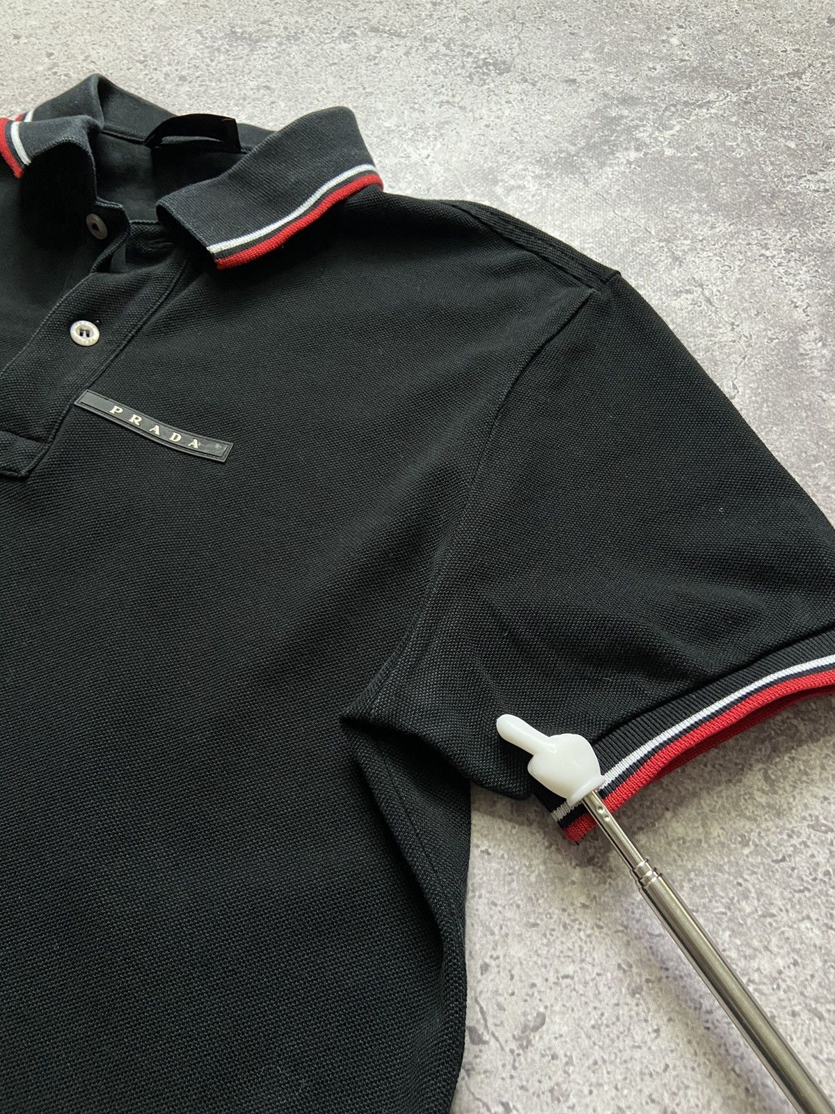 Prada PRADA Polo Shirt Short Sleeve black Tab Size US M / EU 48-50 / 2 - 8 Thumbnail