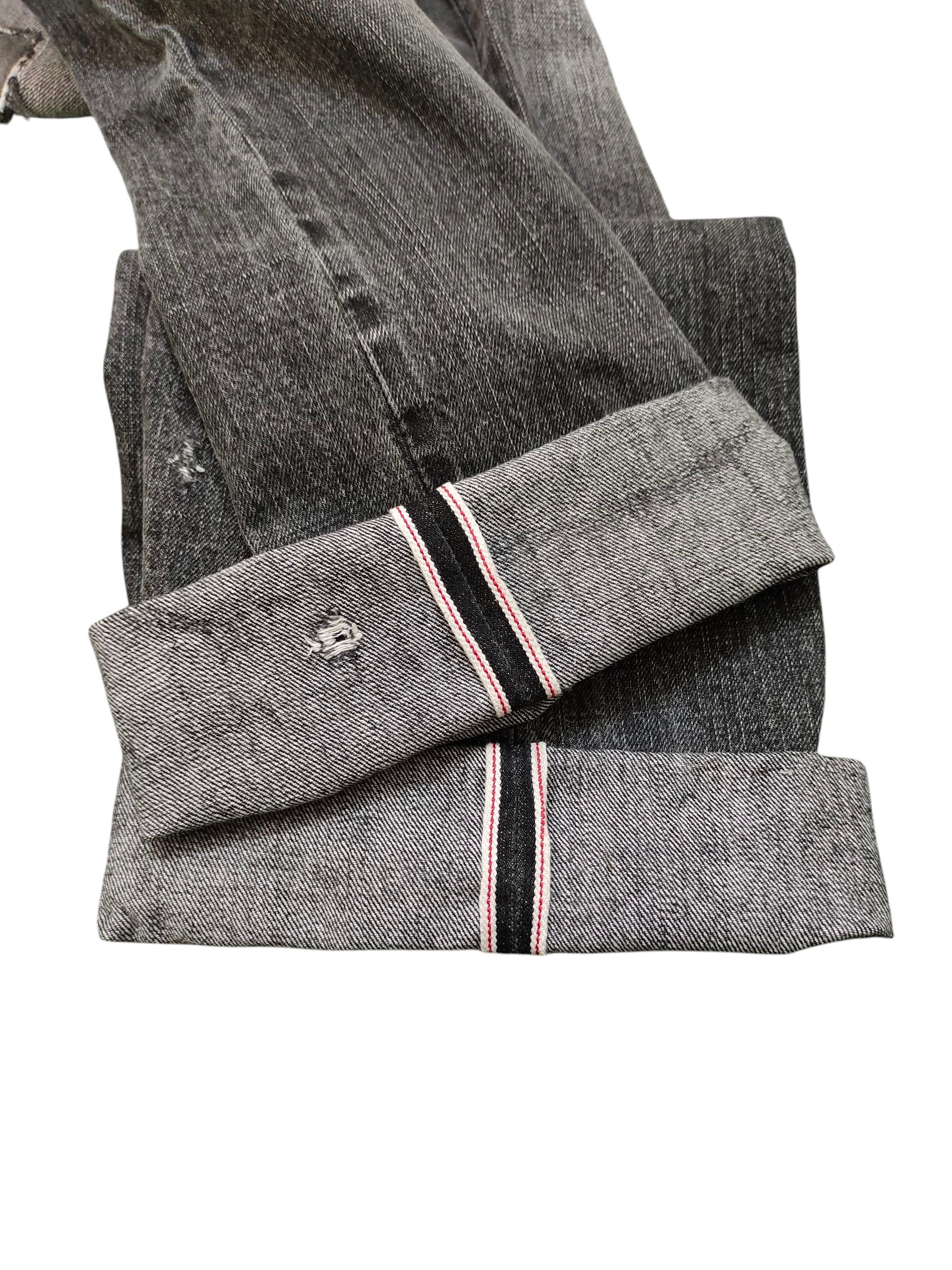Neighborhood × Wtaps Neighborhood Dp-Mid Selvedge Patchwork Distress Denim Jeans Size US 34 / EU 50 - 16 Thumbnail