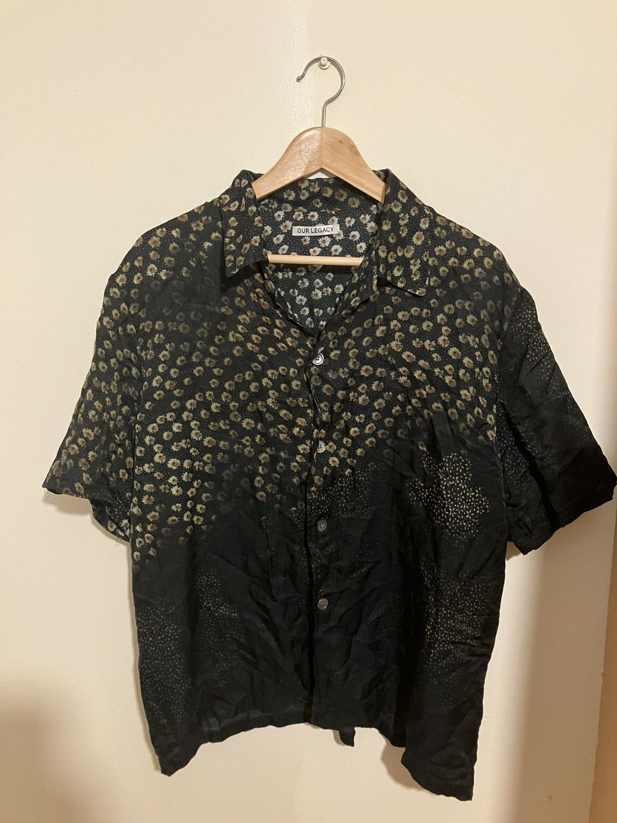 Our Legacy Floral print silk/cotton shirt Size US M / EU 48-50 / 2 - 1 Thumbnail