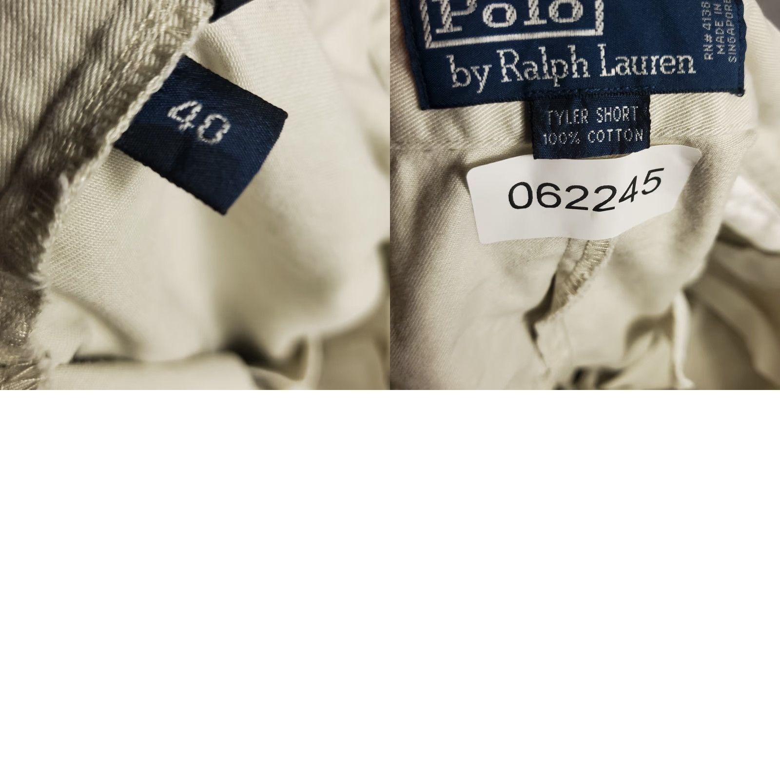 Ralph Lauren Ralph Lauren Mens Chino Shorts Size 40 Beige Casual Pleated Cotton Slash Pockets Size US 40 / EU 56 - 8 Thumbnail
