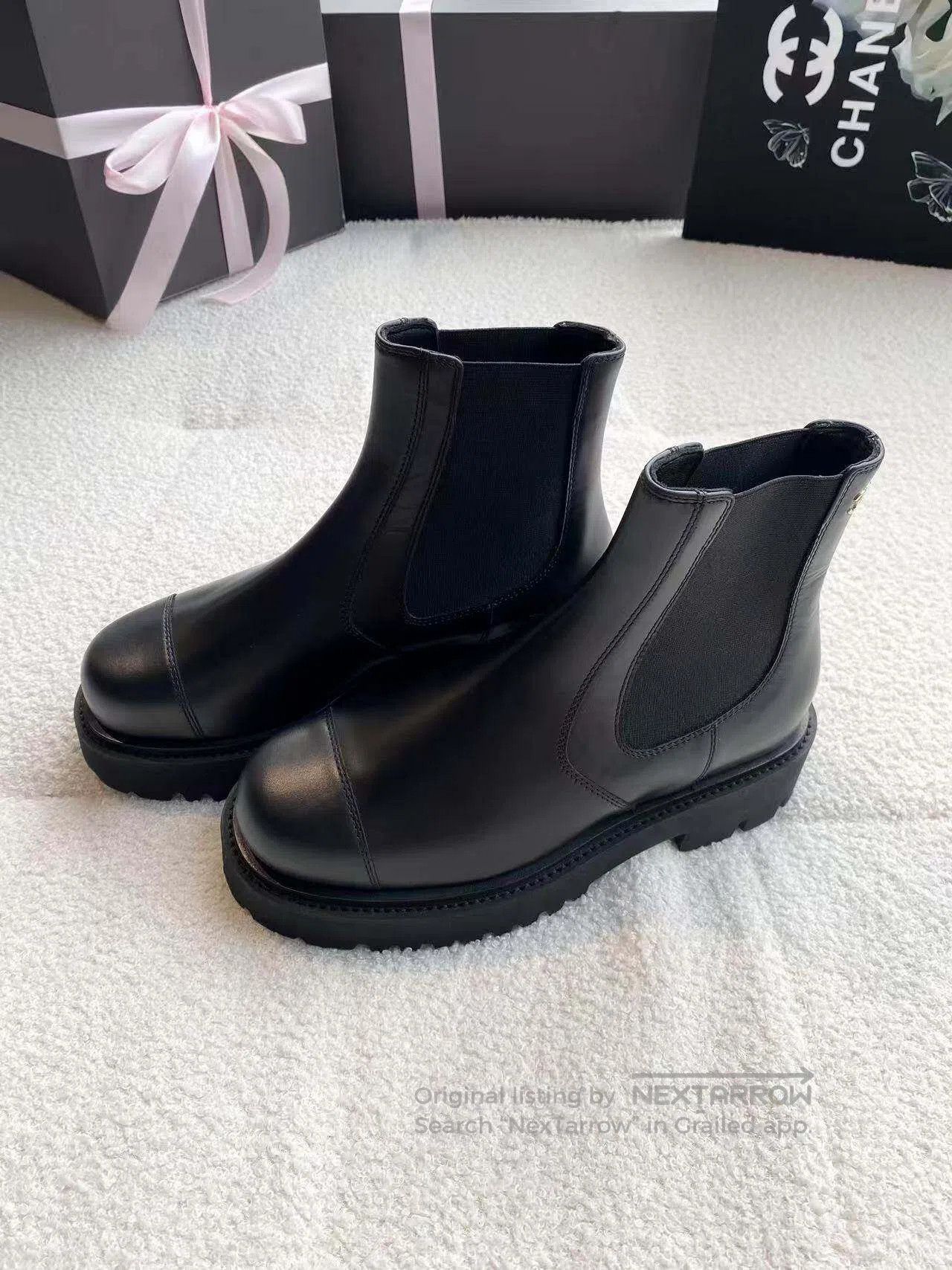 Chanel Chanel Thick-soled booties| Size US 6.5 / IT 36.5 - 1 Thumbnail