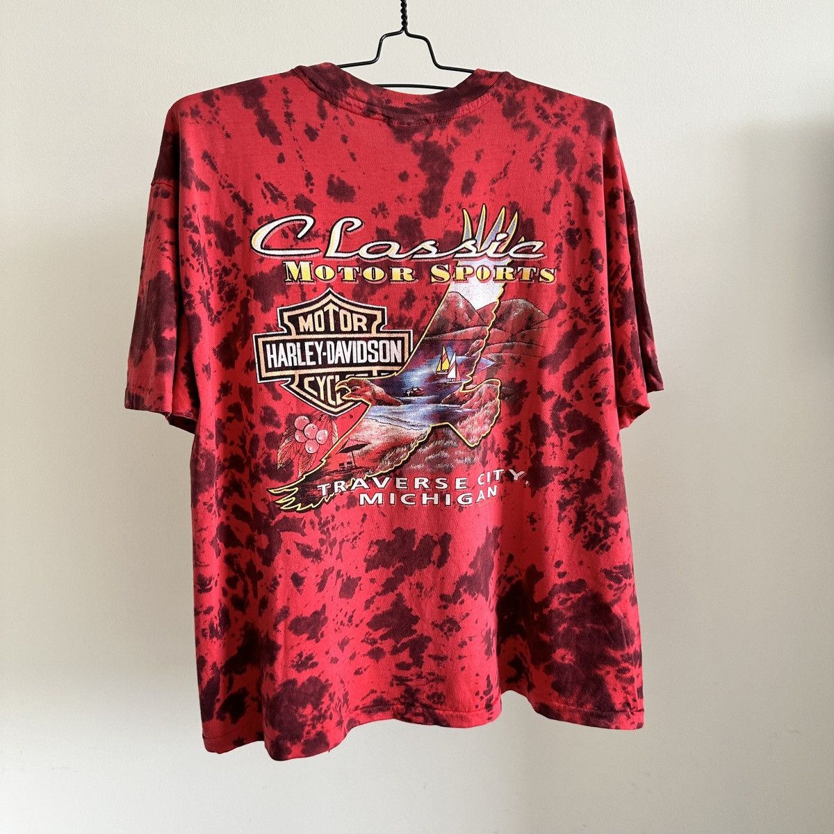 Harley Davidson Harley Davidson Live To Ride Tie Dye Shirt Single Stitch XXL Size US XXL / EU 58 / 5 - 4 Thumbnail