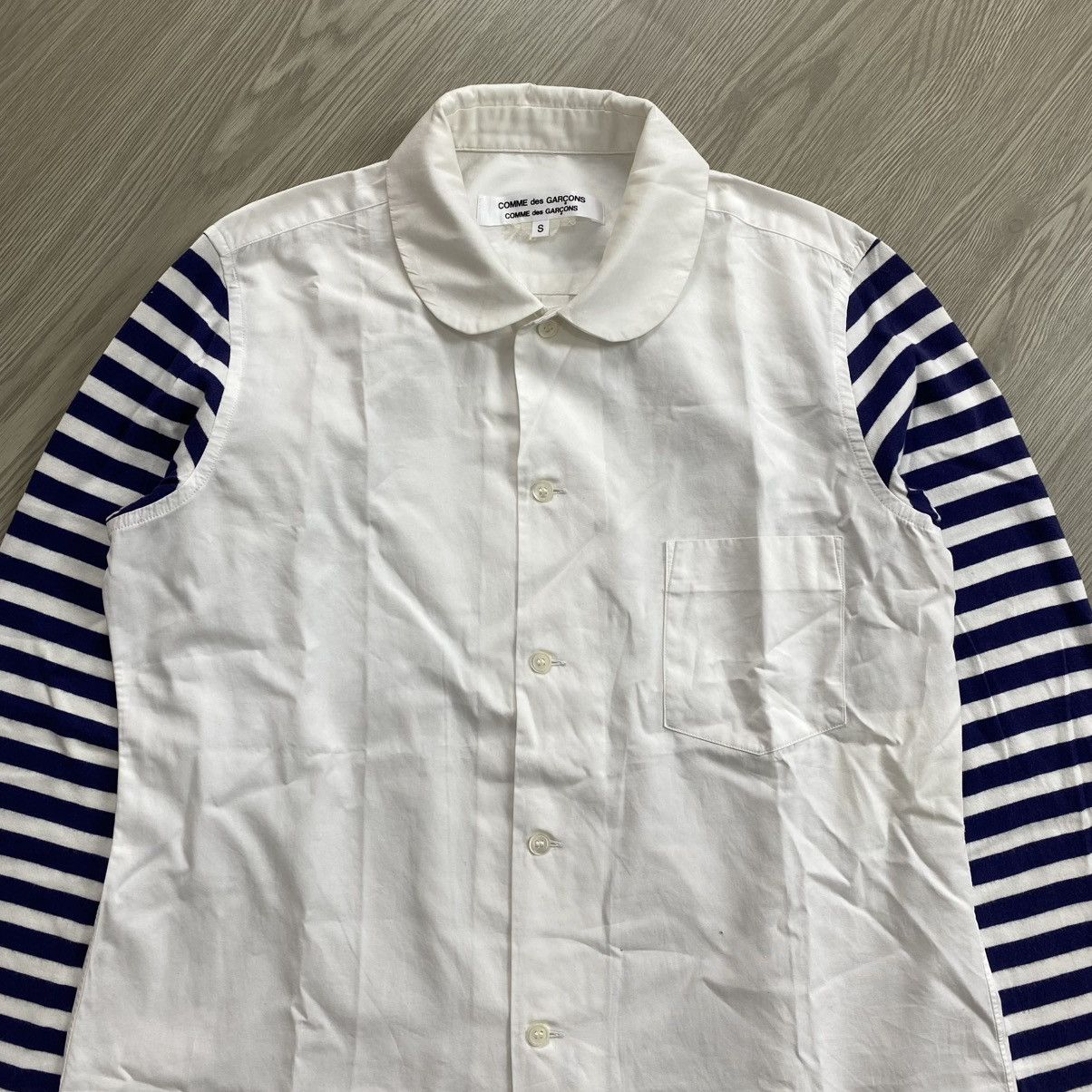 Comme des Garcons × Comme des Garcons Homme × Comme des Garcons Homme Deux 2000s Comme des Garcons Striped Long Sleeve Shirt Size US S / EU 44-46 / 1 - 3 Thumbnail
