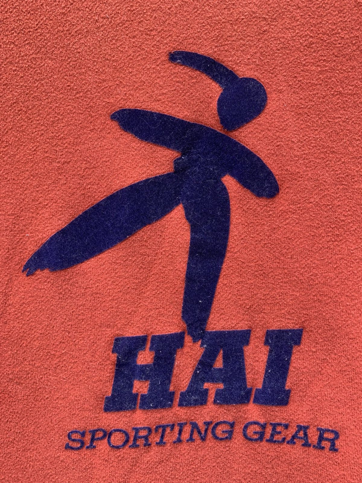 Hai Sporting Gear × Issey Miyake Hai Sporting Gear X Issey Miyake velvet logo Sweatshirt Size L / US 10 / IT 46 - 11 Thumbnail